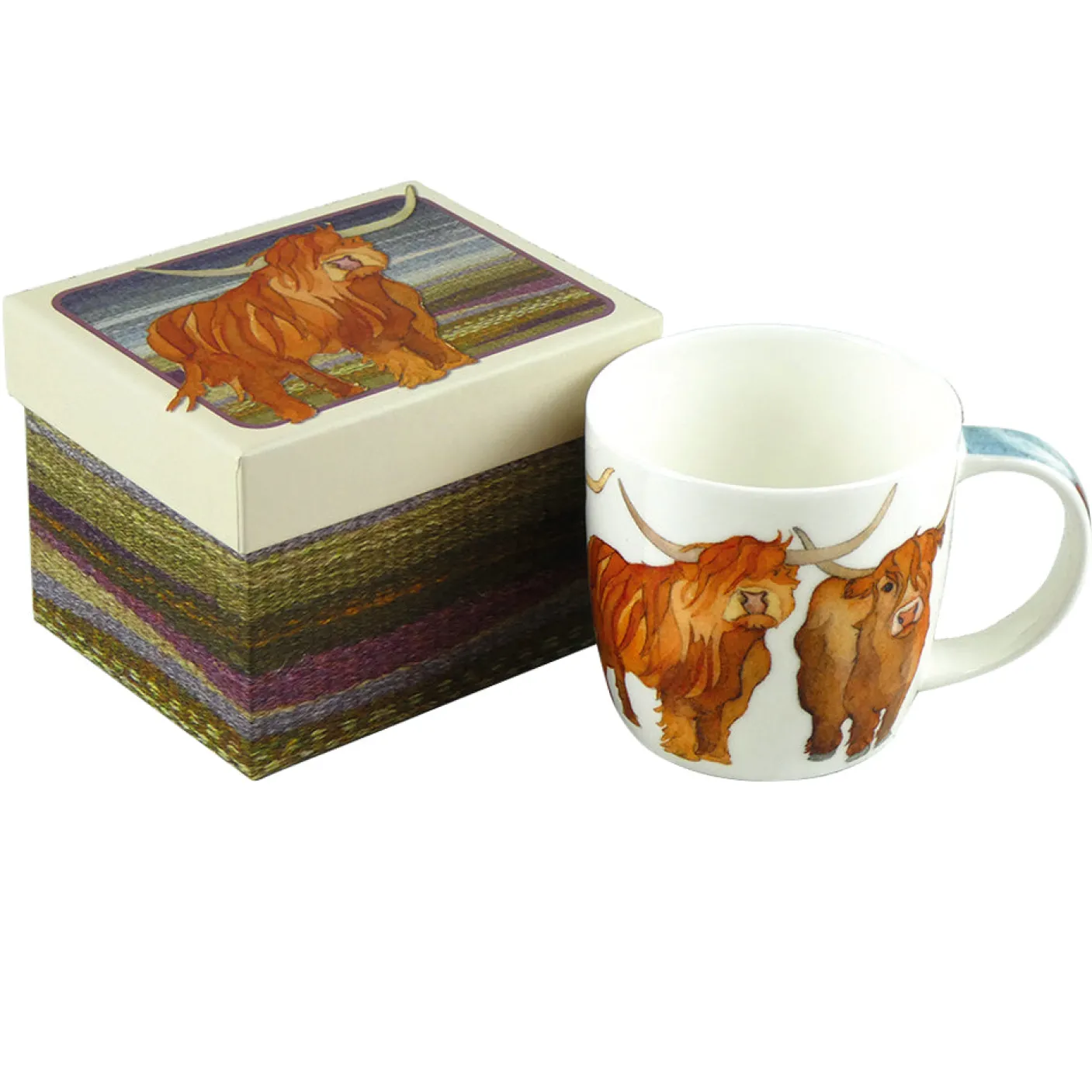 Highland Cows Bone China Mug (Boxed)
