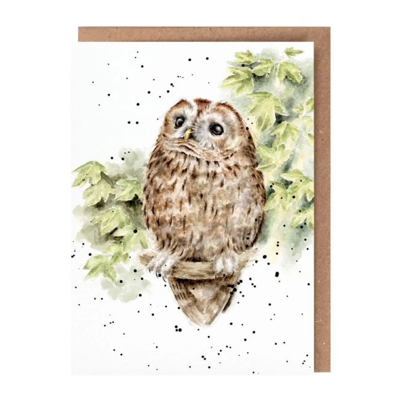 'Treetops' Owl Greetings Card