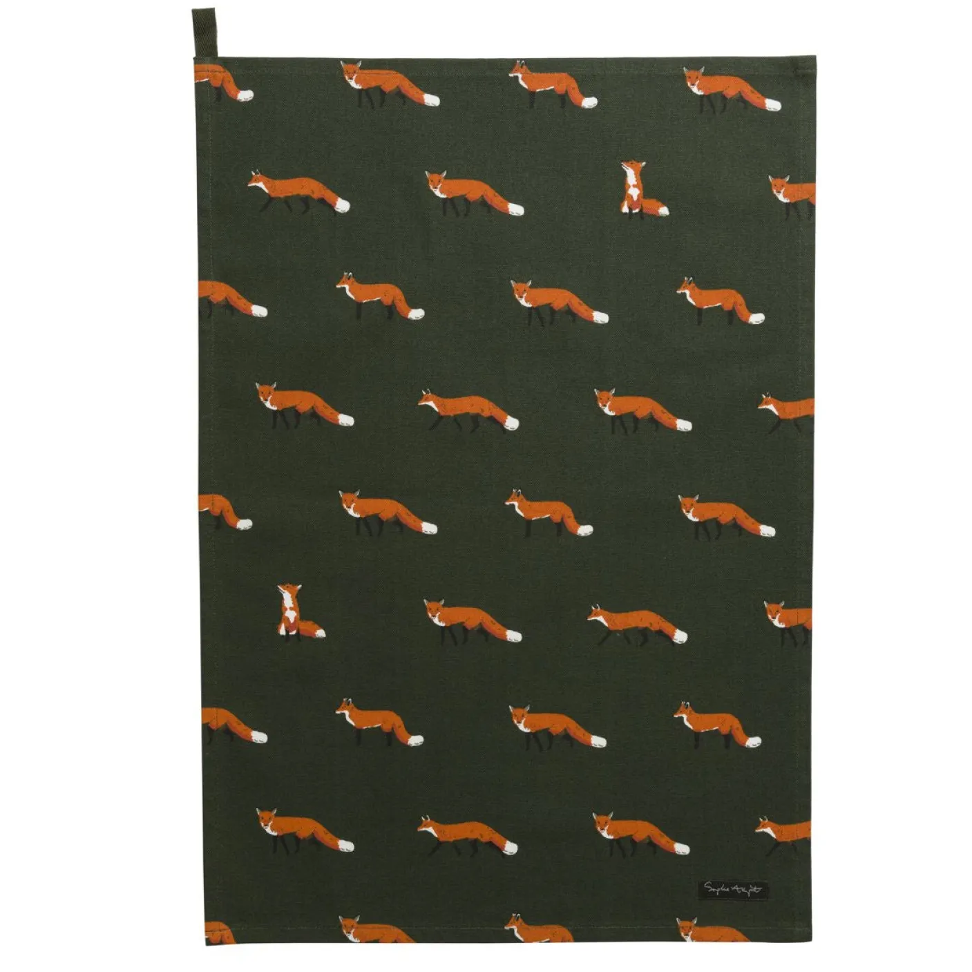 Foxes Tea Towel