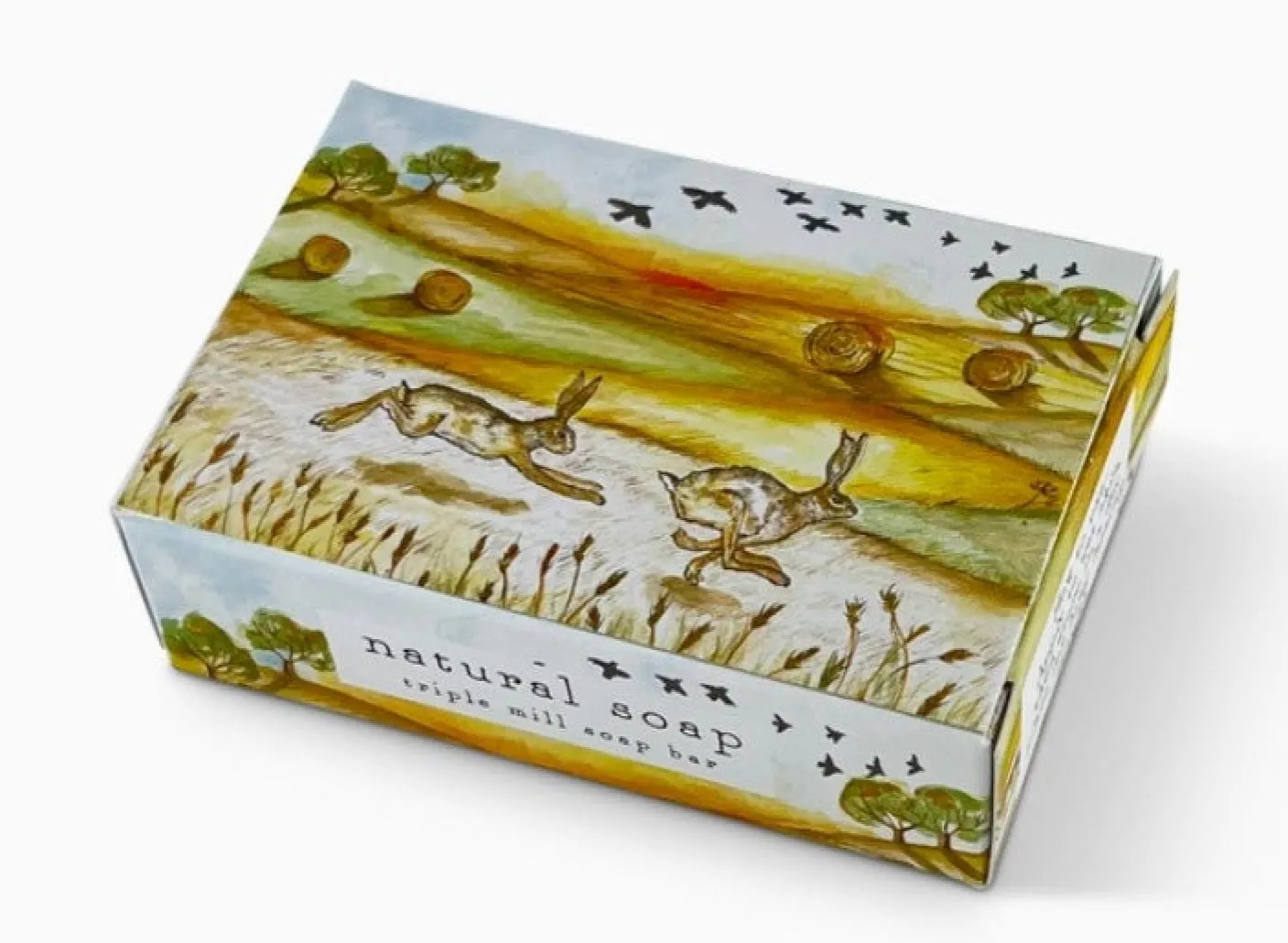 Elderflower & Lemon Natural Soap - Running Hares 100g