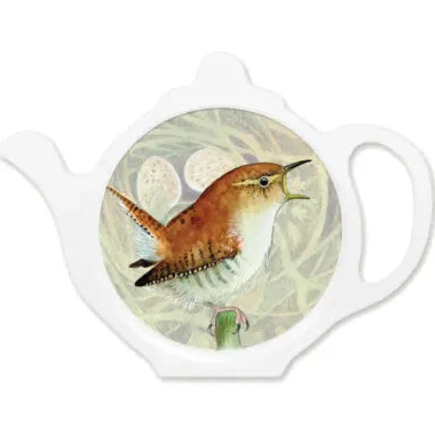 British Bird Wren Tea Bag Tidy