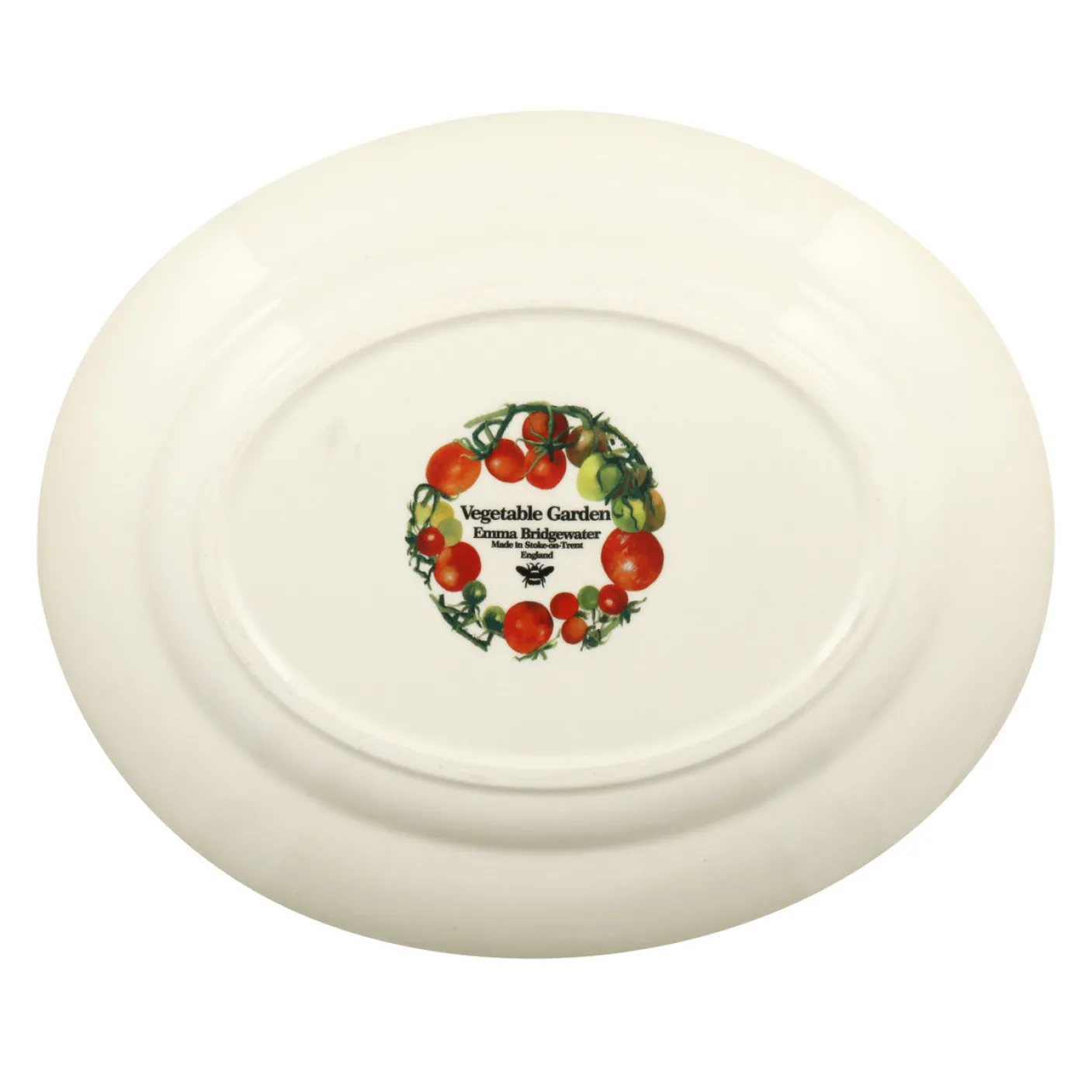 Vegetable Garden Tomatoes Medium Oval Platter