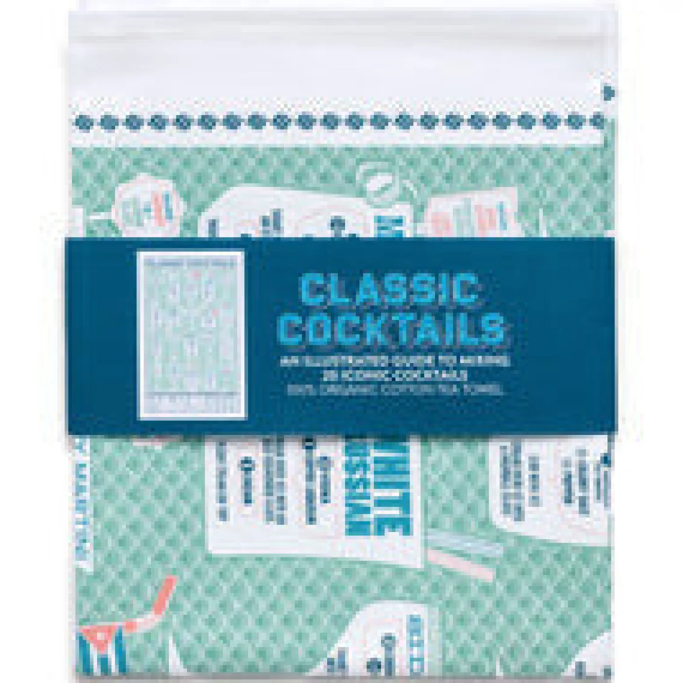 Classic Cocktails Tea Towel