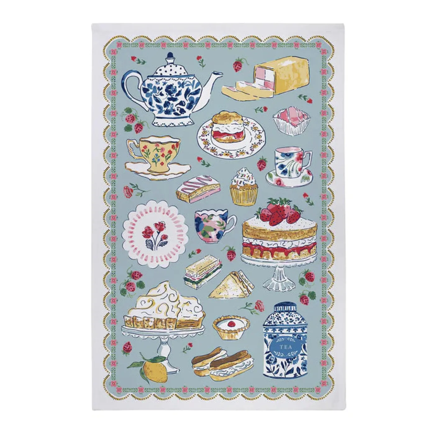 Afternoon Tea Cotton Tea Towel