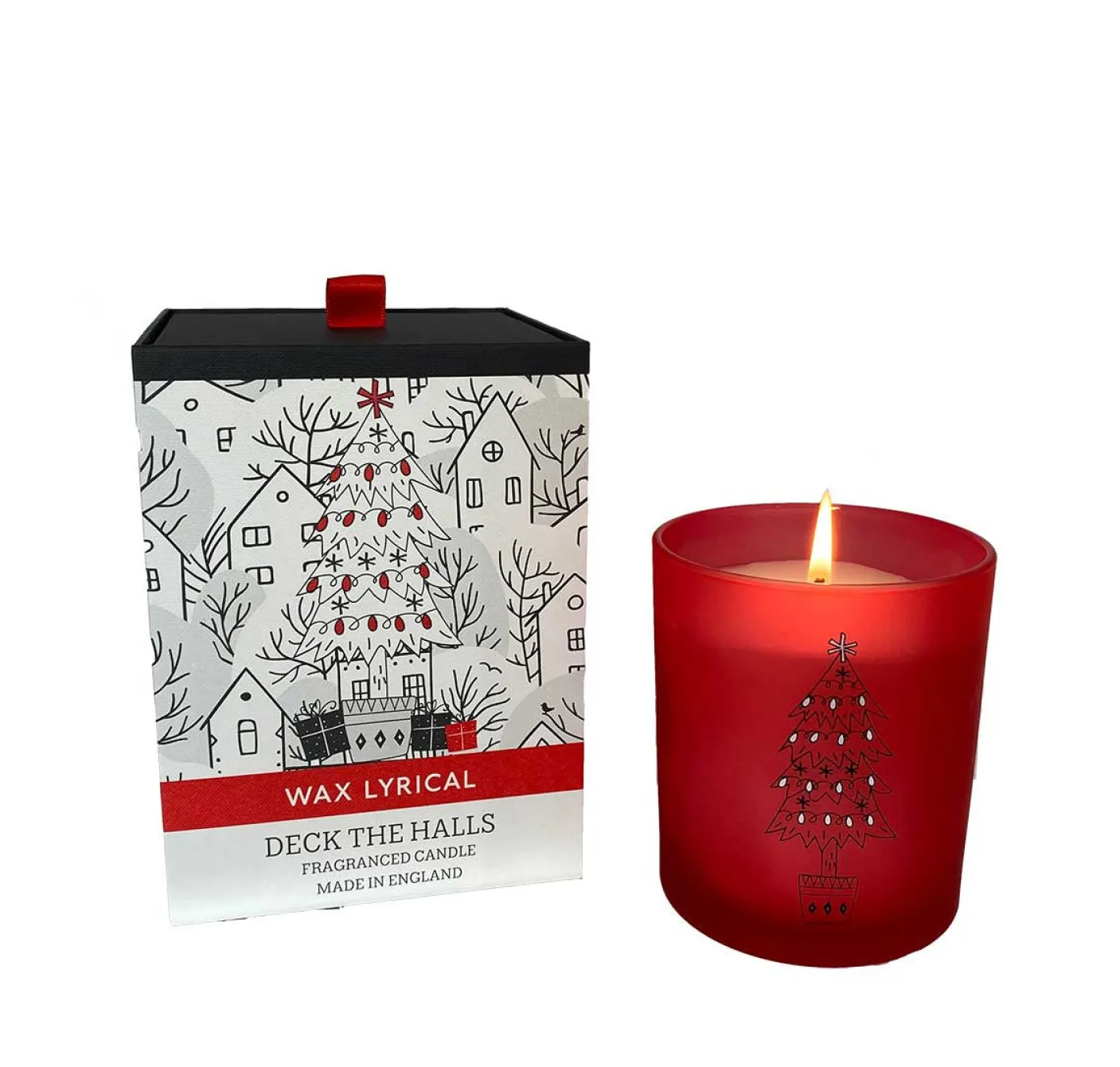 Baby It's Cold Outside - Deck The Halls Glass Candle