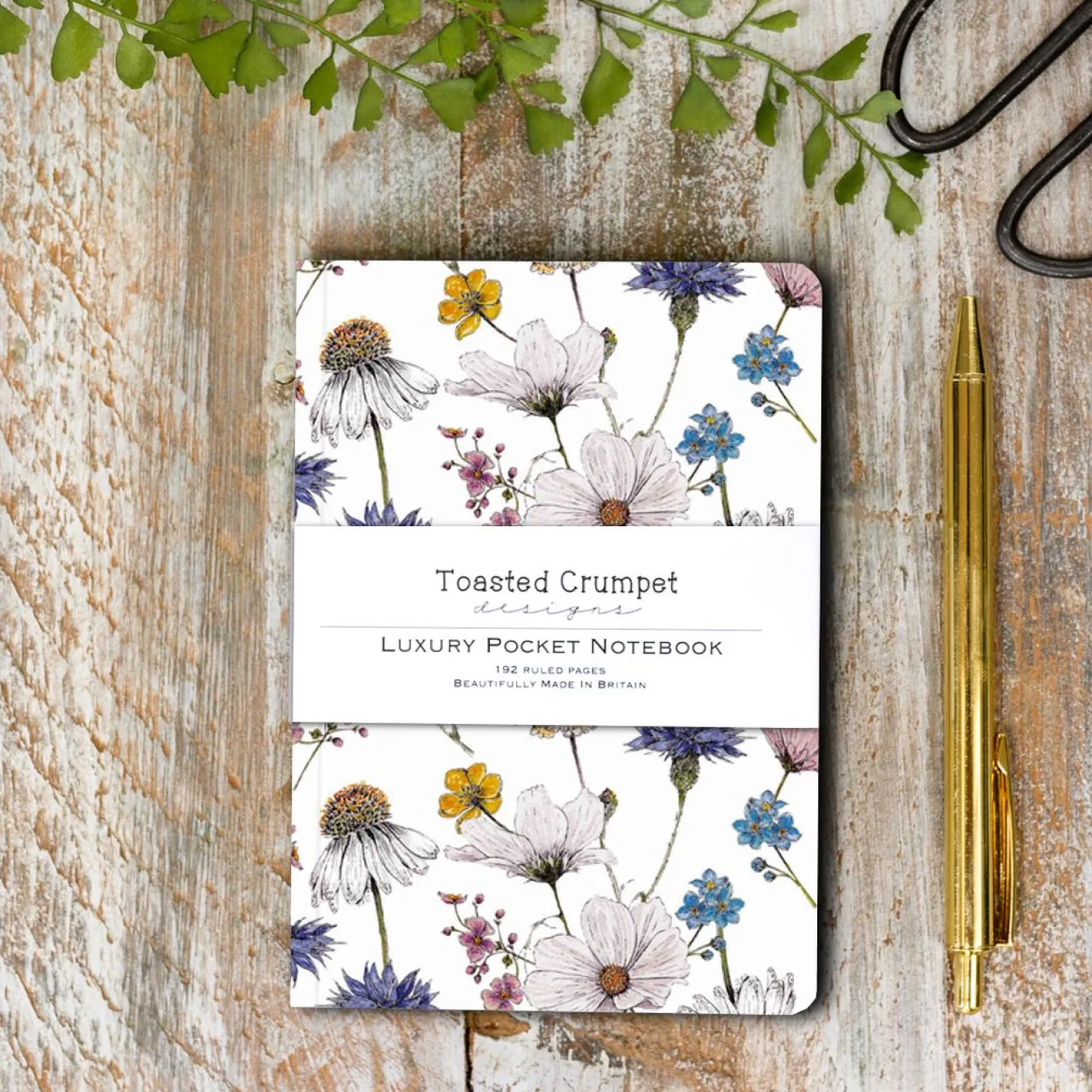 Regency Gardens (Pure) A6 Lined Pocket Notebook