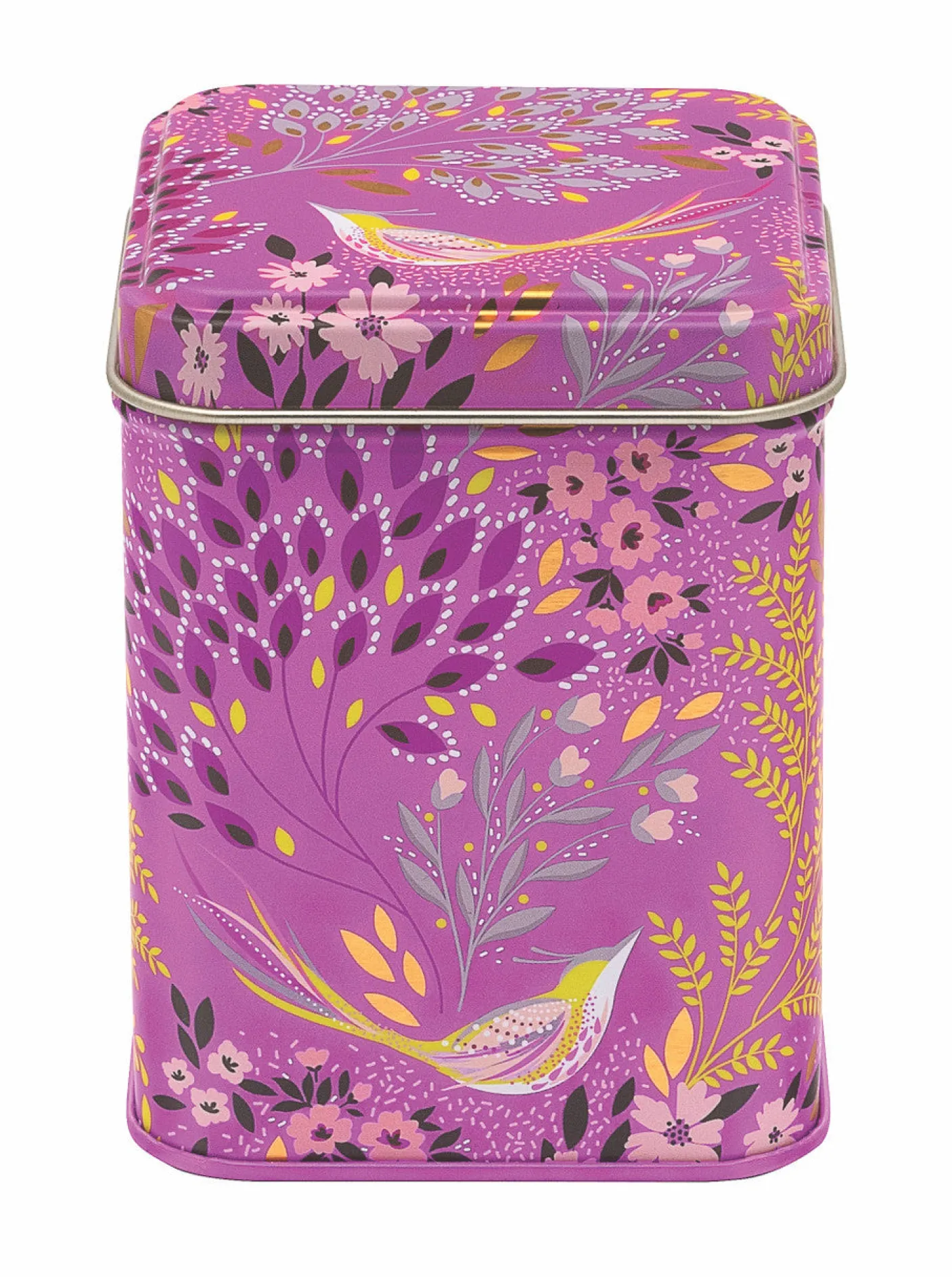 Haveli Garden Mauve Songbird Mini Tea Tin
