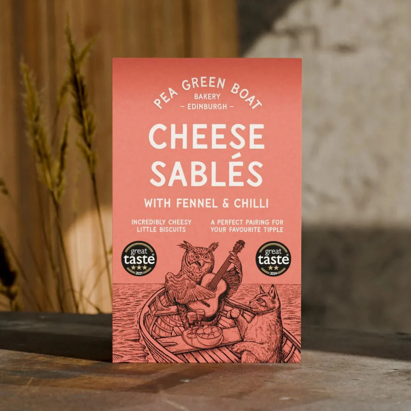 Pea Green Boat Bakery Cheese Sablés with Fennel & Chilli