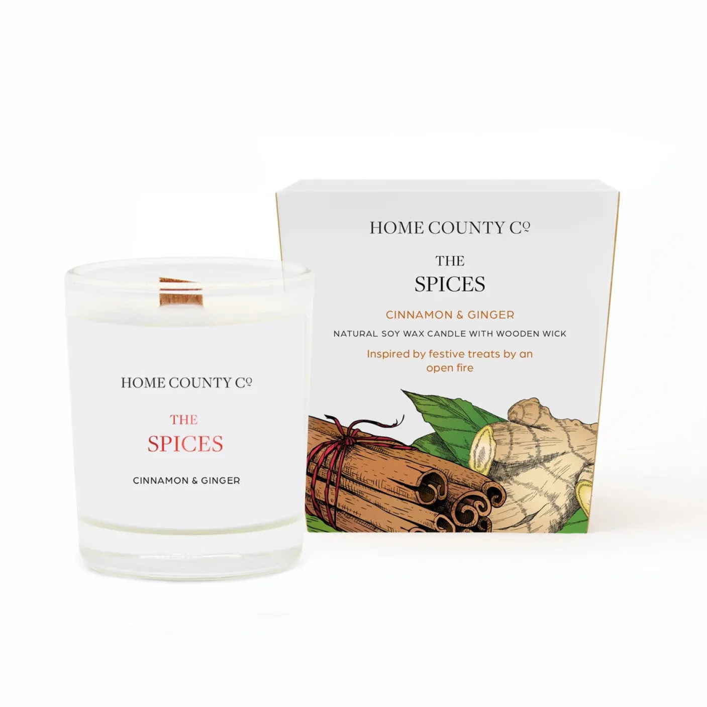 The Spices - Cinnamon & Ginger Soy Votive Candle