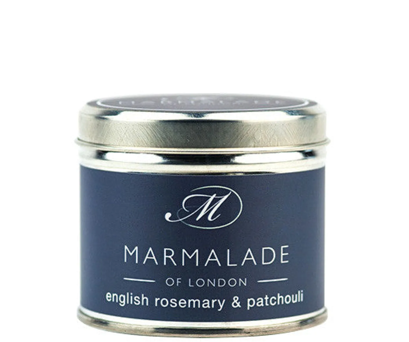 English Rosemary & Patchouli Medium Tin Candle