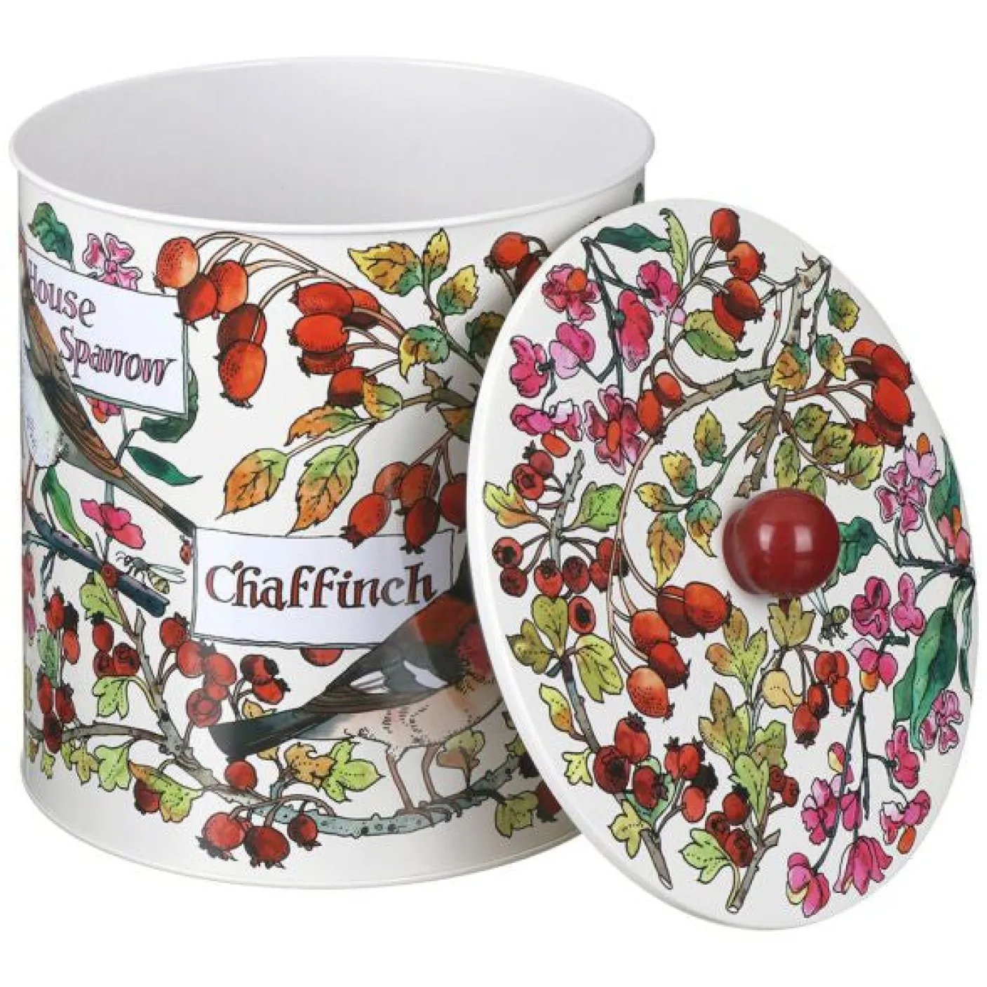 Birds in the Hedgerow Biscuit Barrel