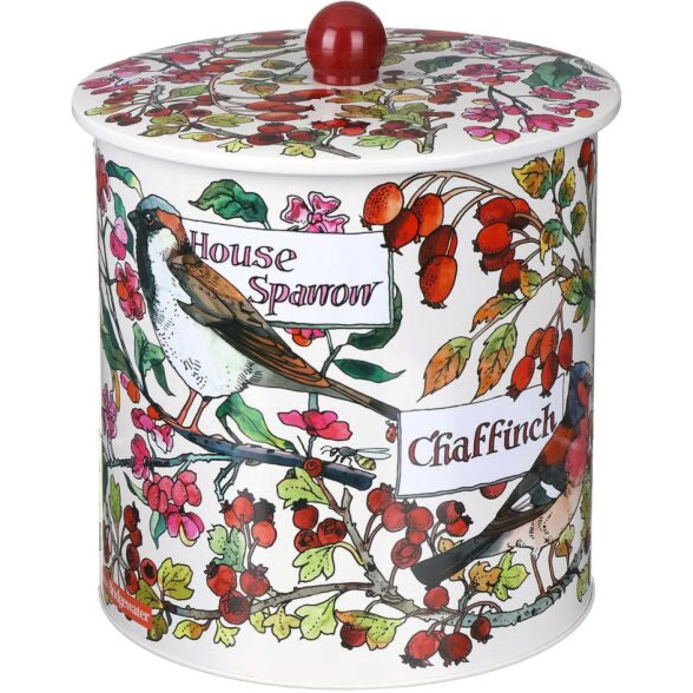 Birds in the Hedgerow Biscuit Barrel