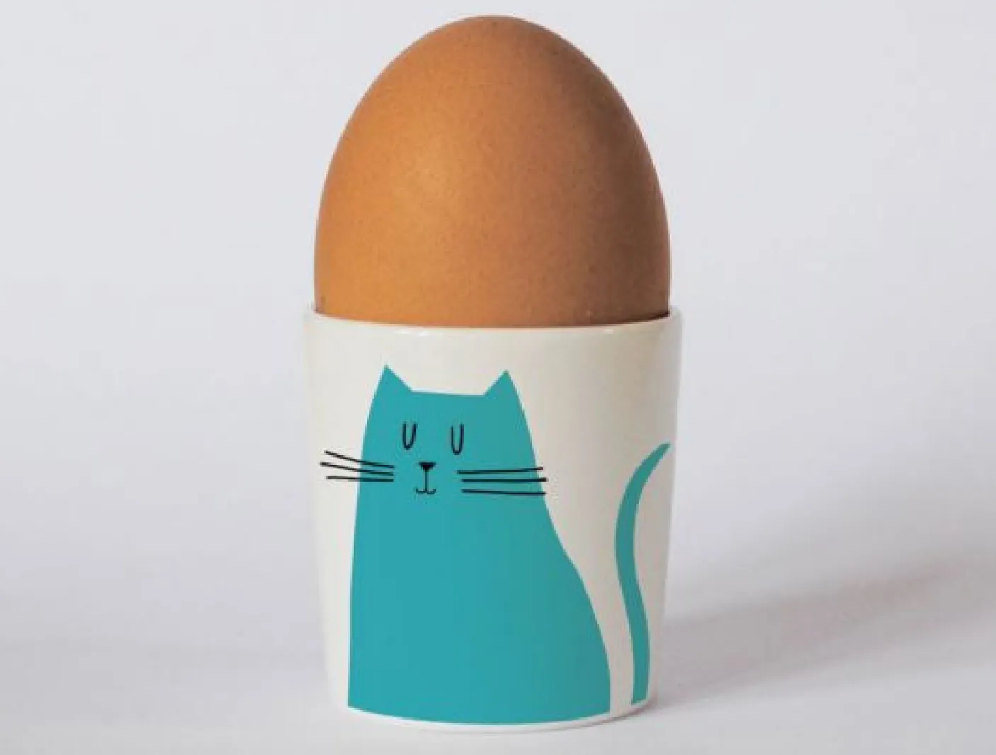 Happiness Sitting Cat Egg Cup