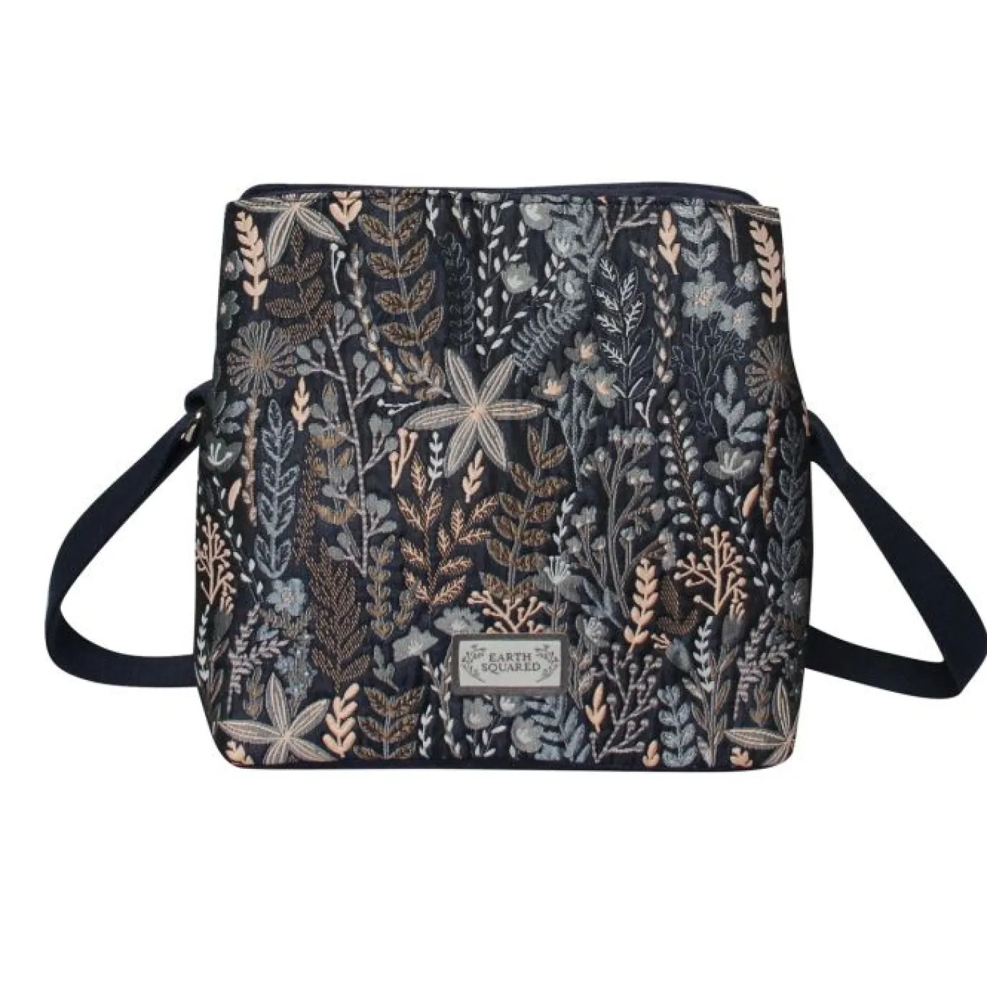 Autumn Jacquard Blue Logan Bag