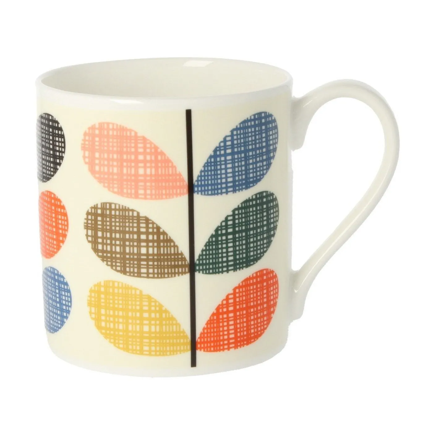 Orla Kiely Scribble Multi Stem Fun Bone China Mug