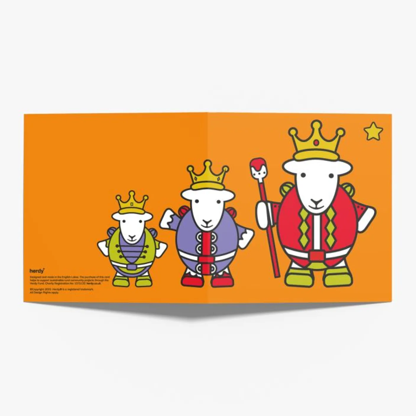 Herdy Christmas Card 10 Pack