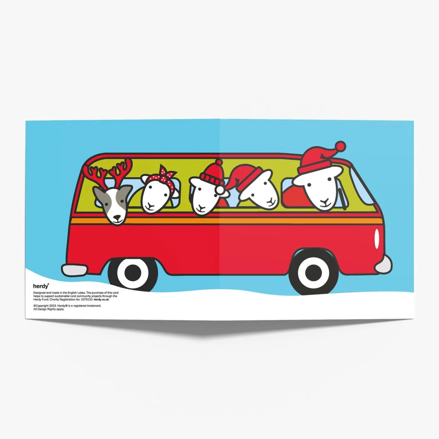 Herdy Christmas Card 10 Pack