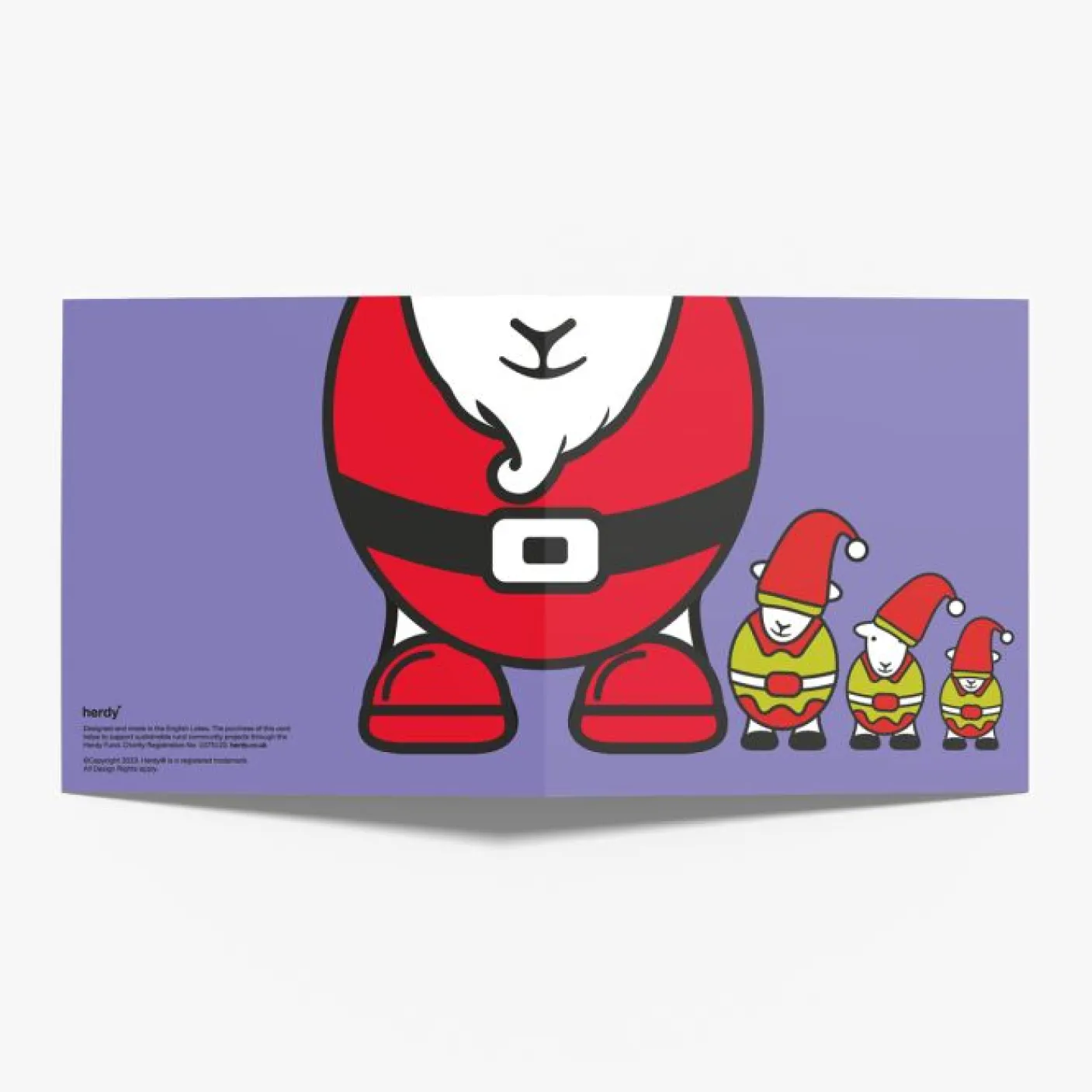 Herdy Christmas Card 10 Pack