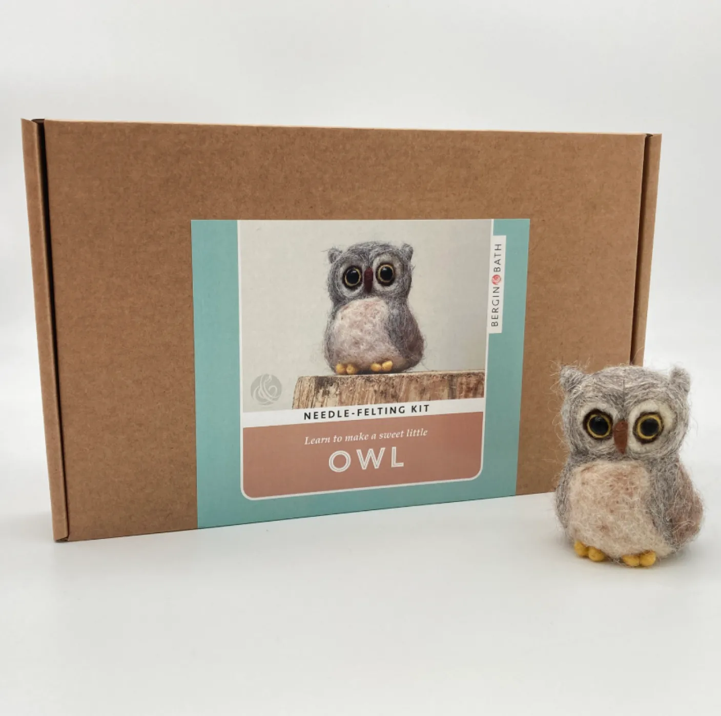 Owl Needle Felting Kit