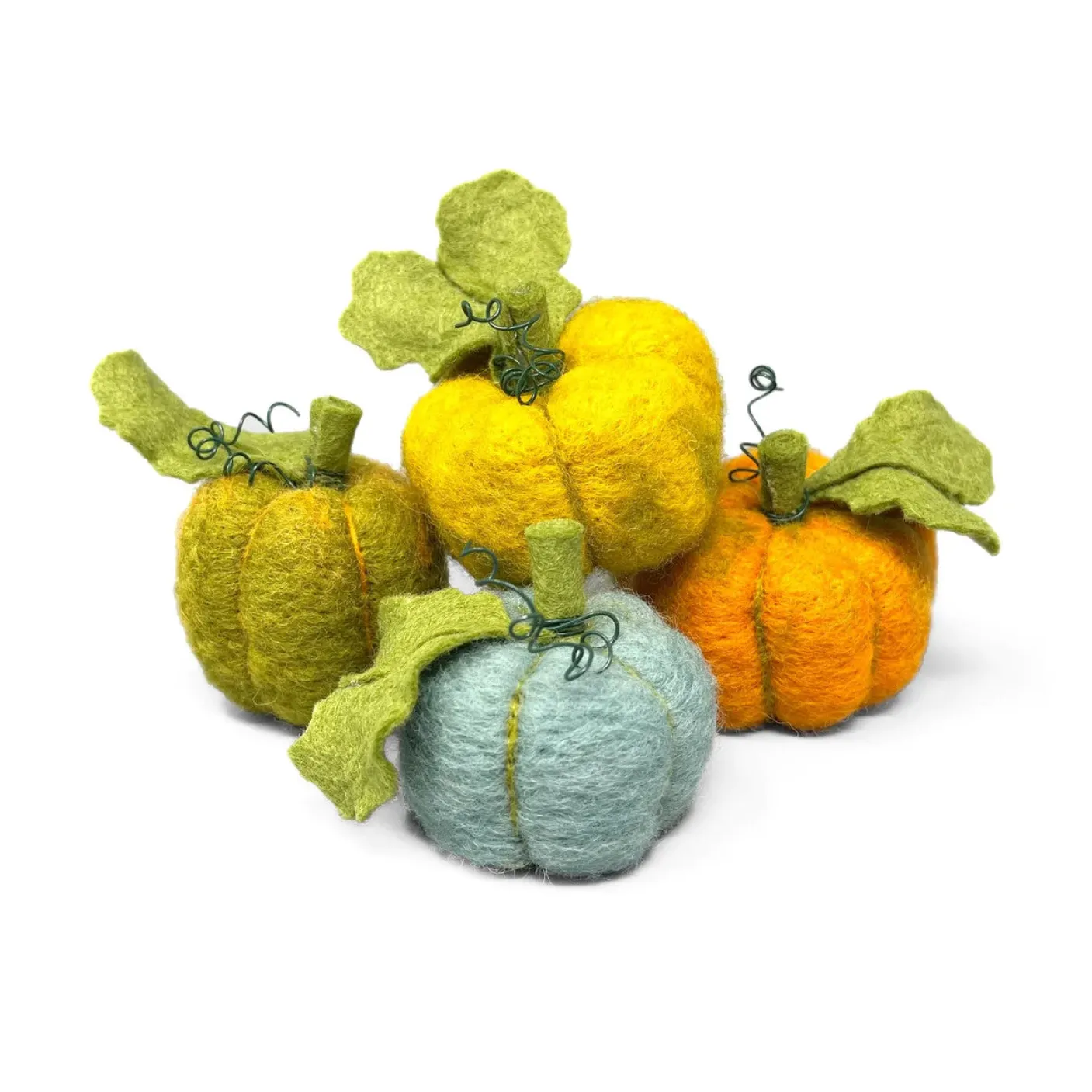 Woolly Pumpkins Needle Felting Kit