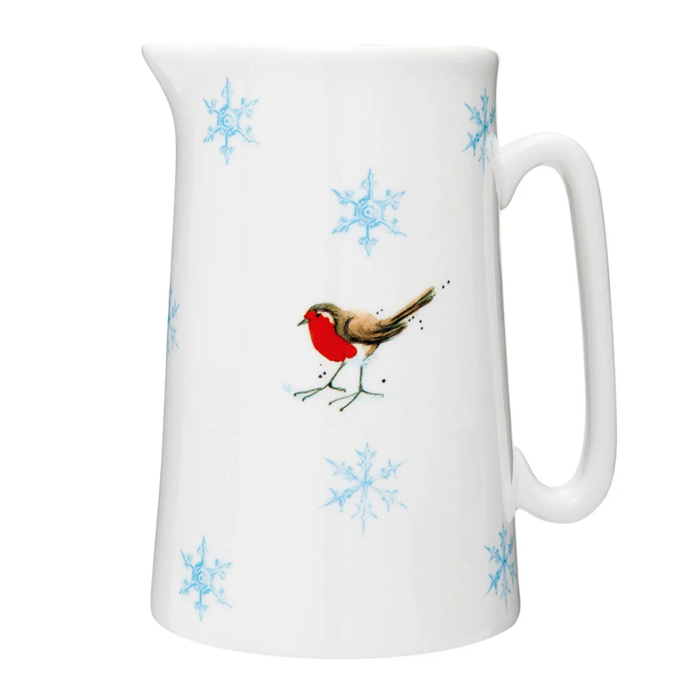 Winter Robin Bone China Large Jug