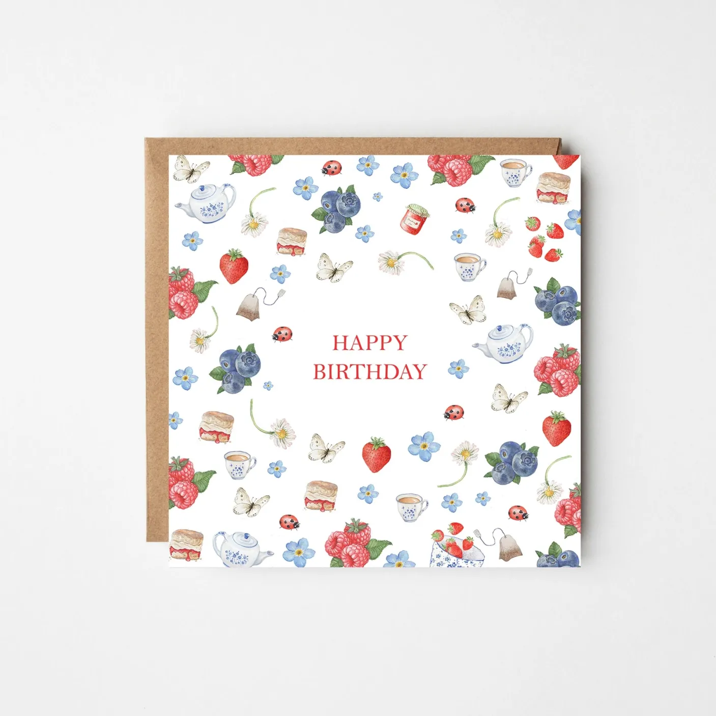 Afternoon Tea Birthday Card