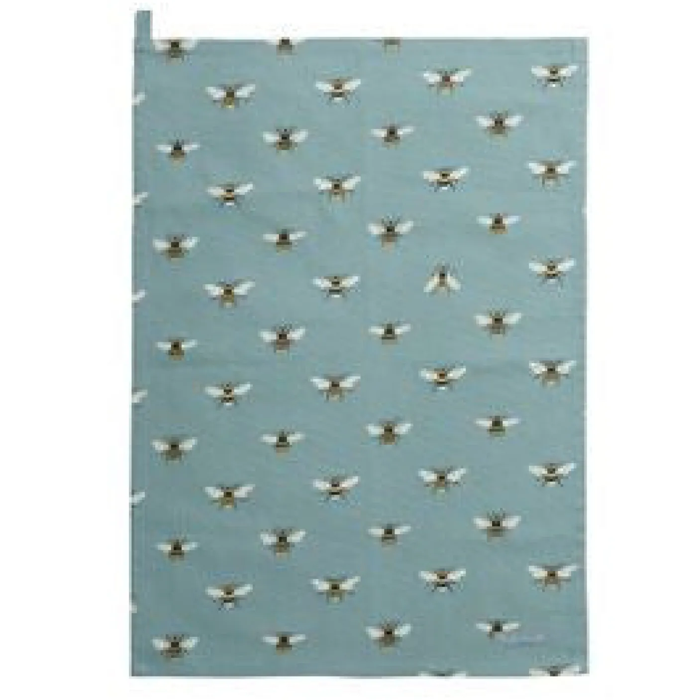 Bees Teal Tea Towel