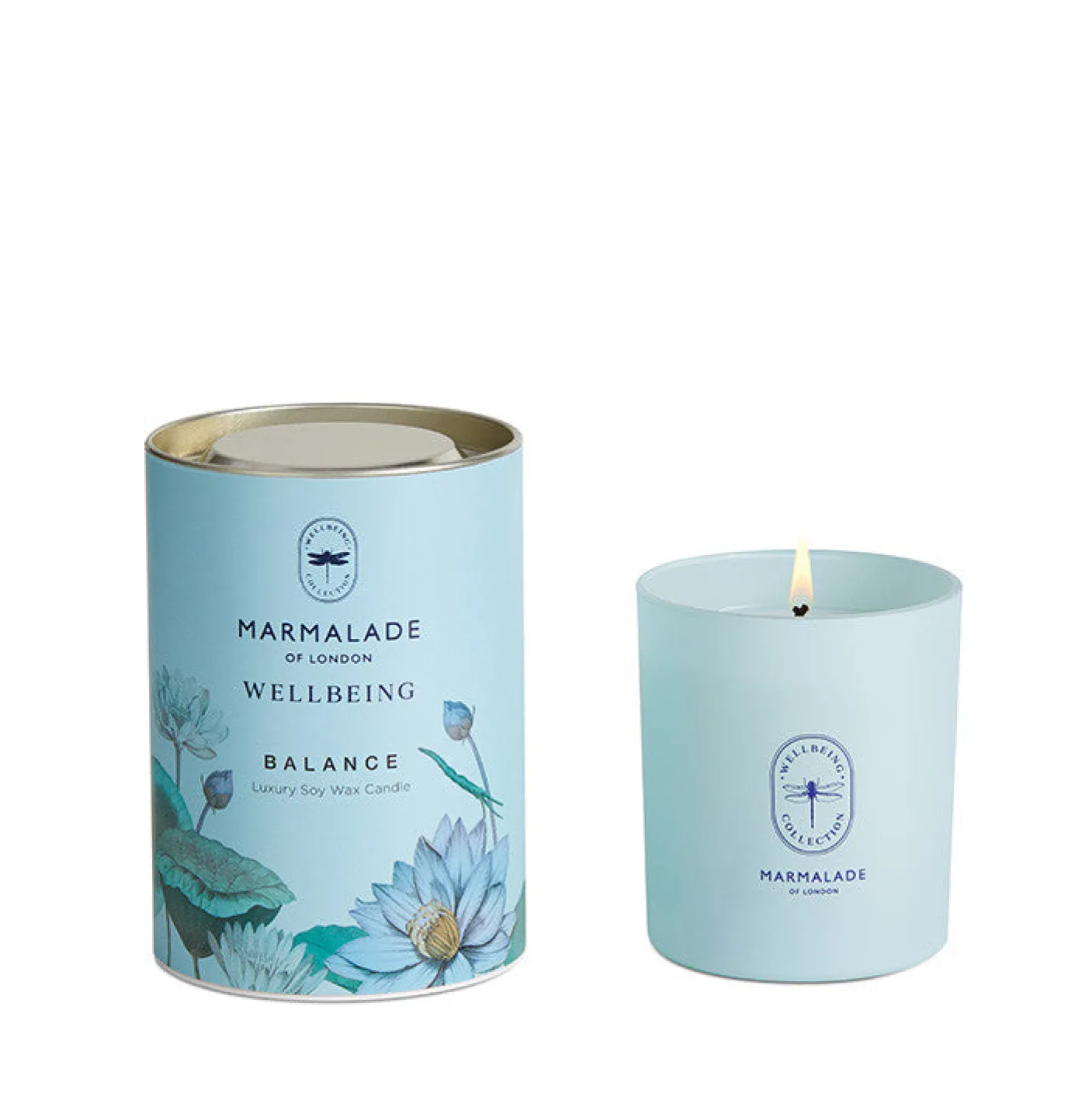 Wellbeing Balance Glass Candle