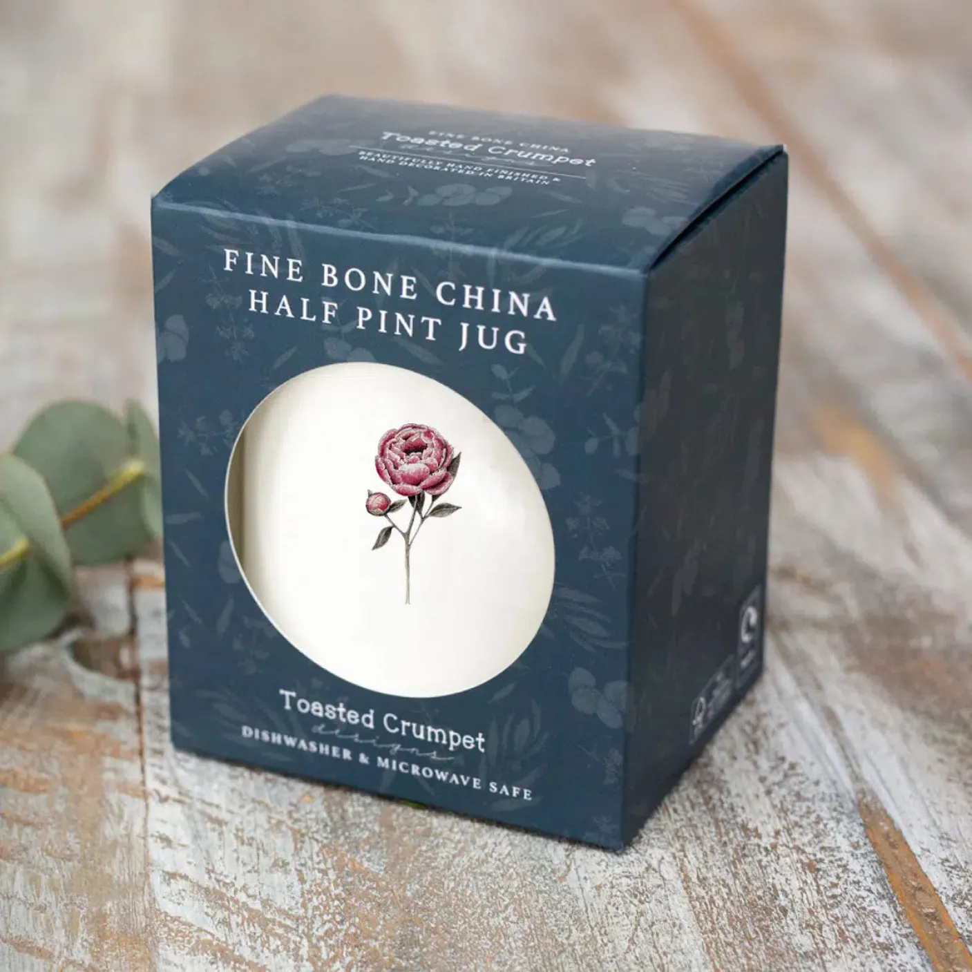 Peony Bone China Half Pint Jug