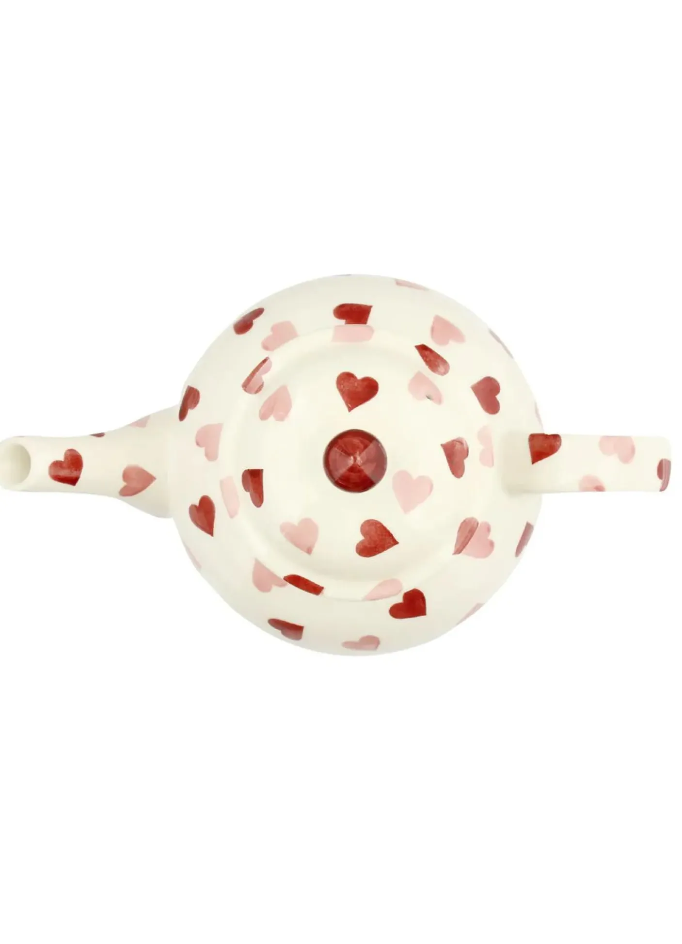 Pink Hearts 4 Mug Teapot