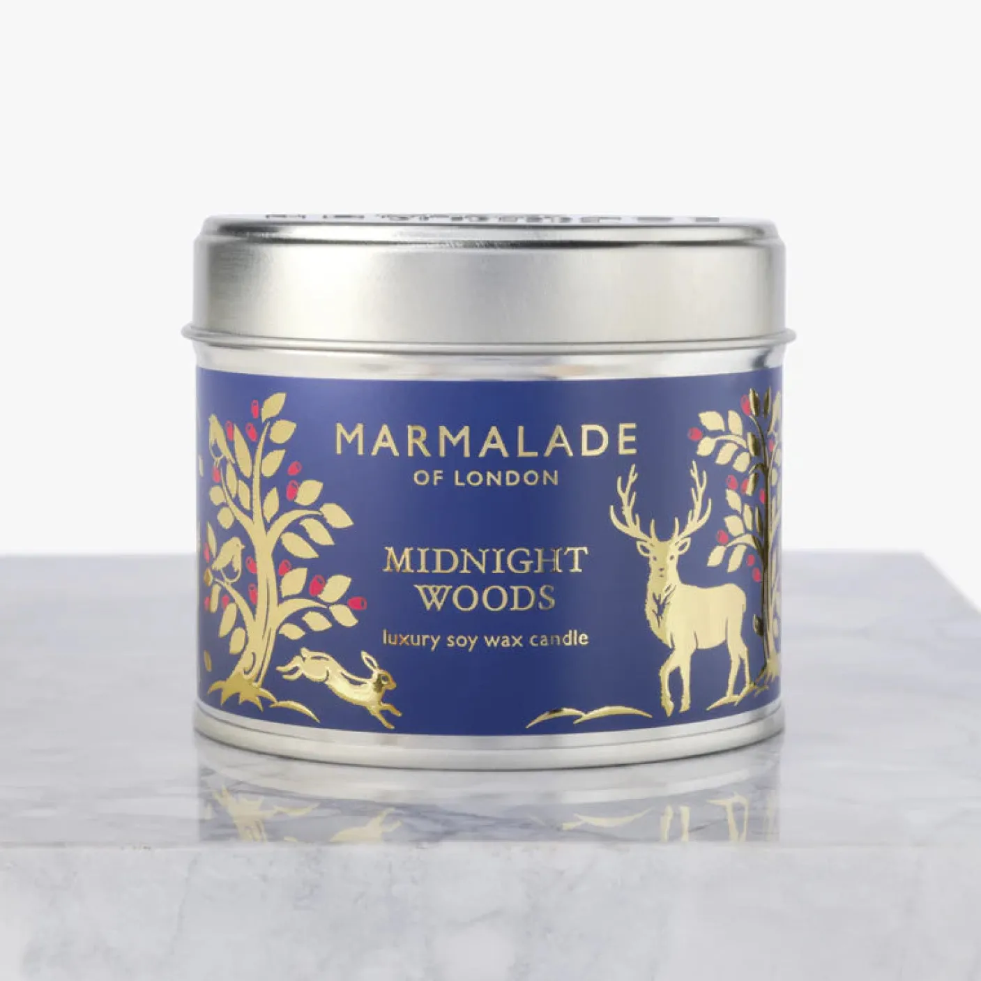 Midnight Woods Medium Tin Candle