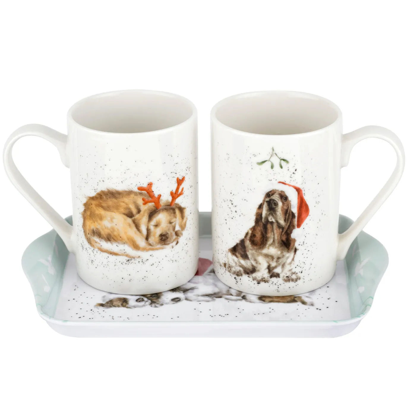 'Santa Paws'  Mug & Tray Set