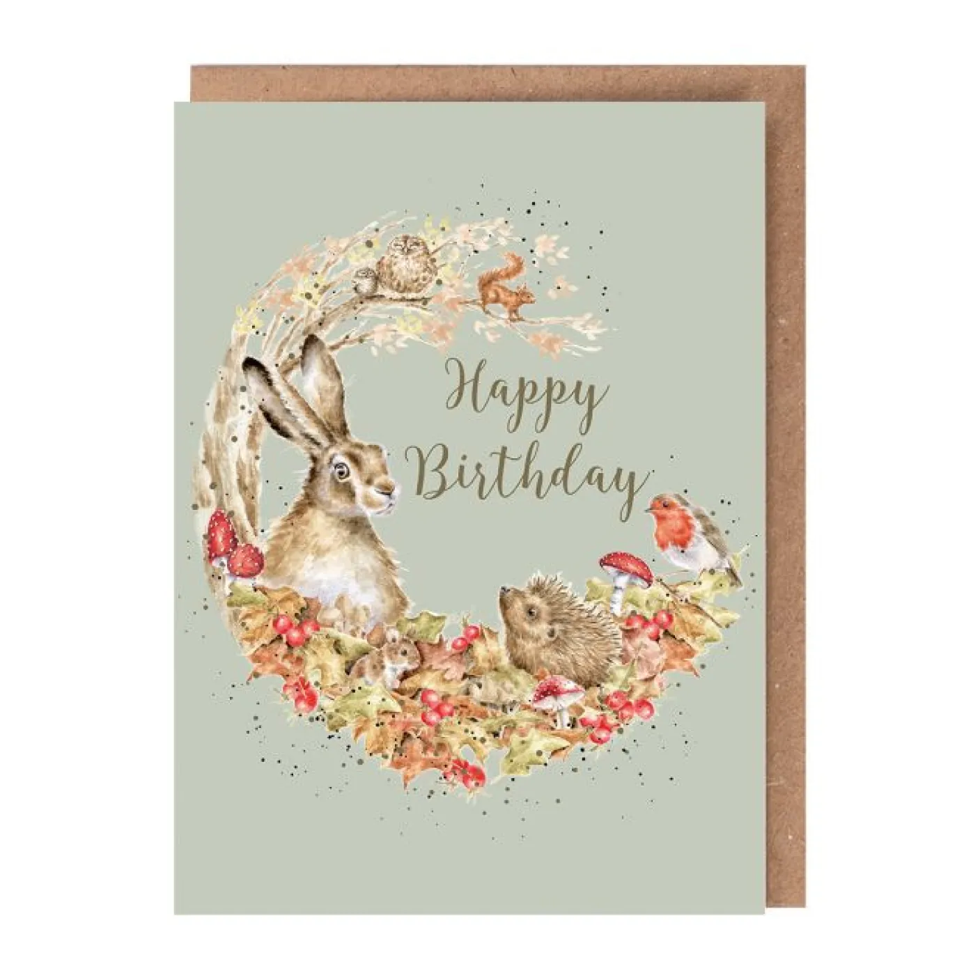'Fungi Foray' Woodland Birthday Greetings Card