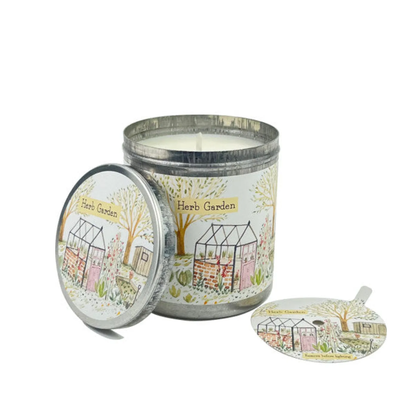 Herb Garden- Rosemary, Sage, & Thyme Candle Tin