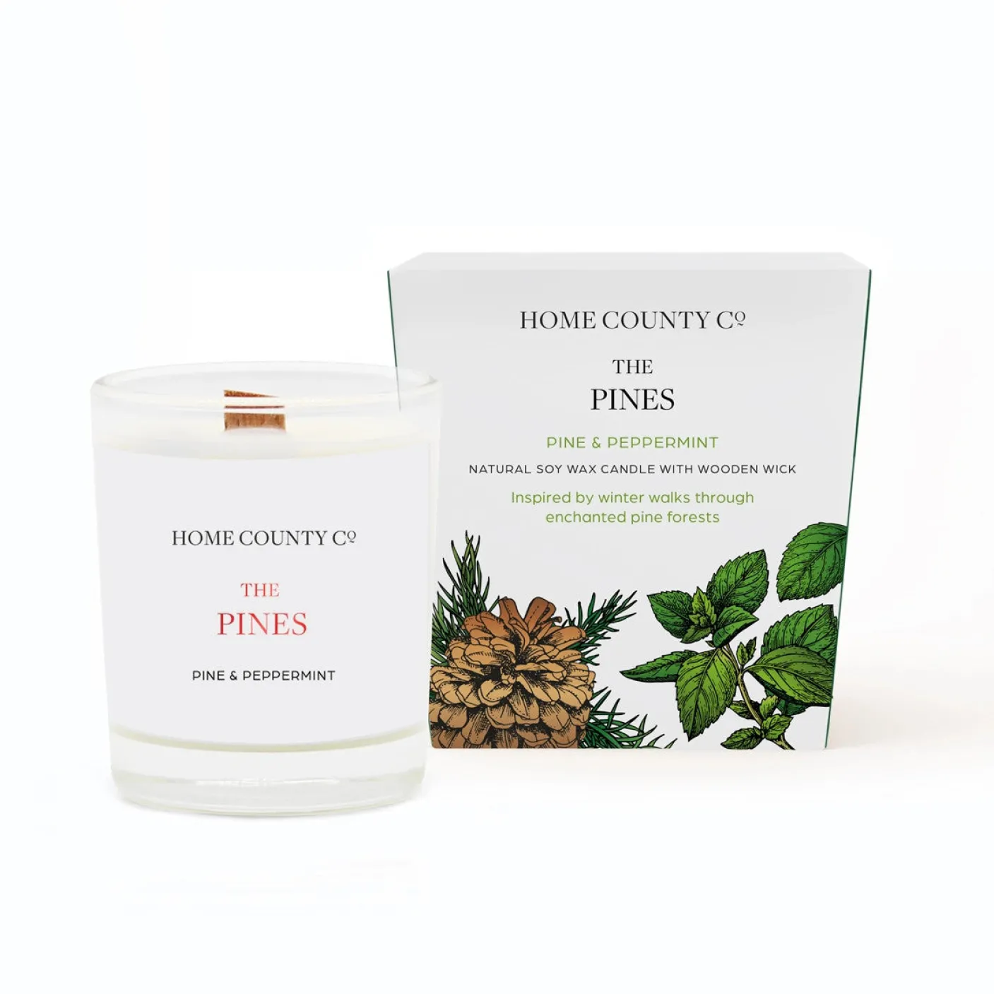 The Pines - Pine & Peppermint Soy Votive Candle