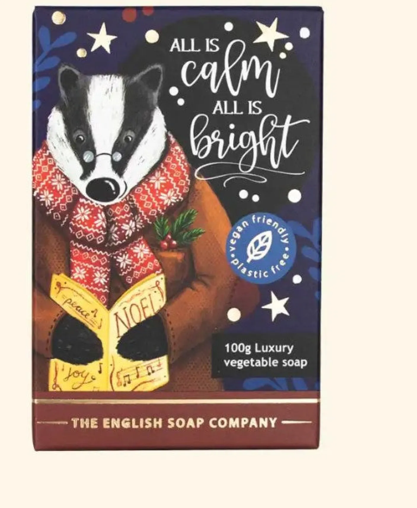 Christmas Badger Mini Soap - 100g