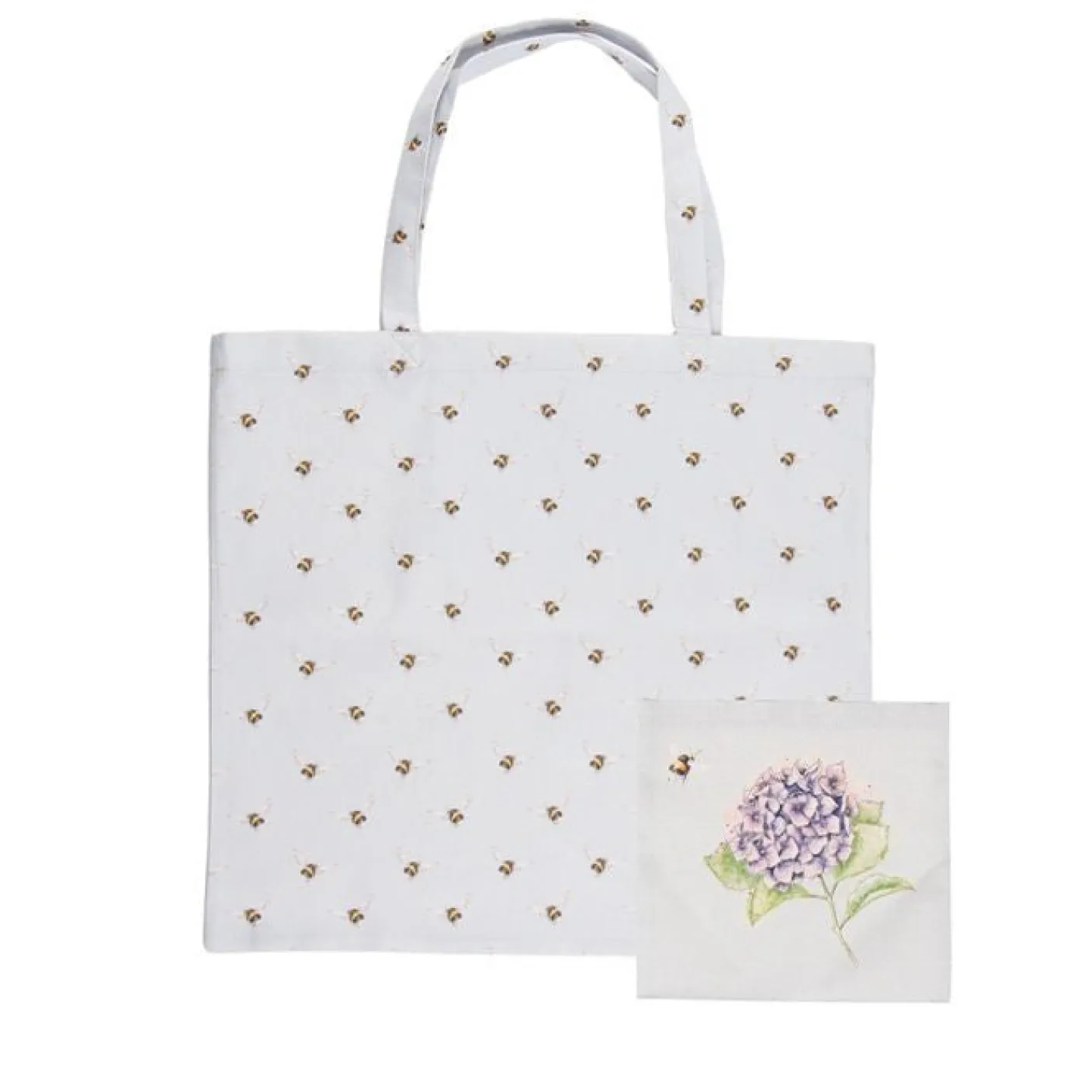 'Hydrangea' Bee Foldable Shopping Bag