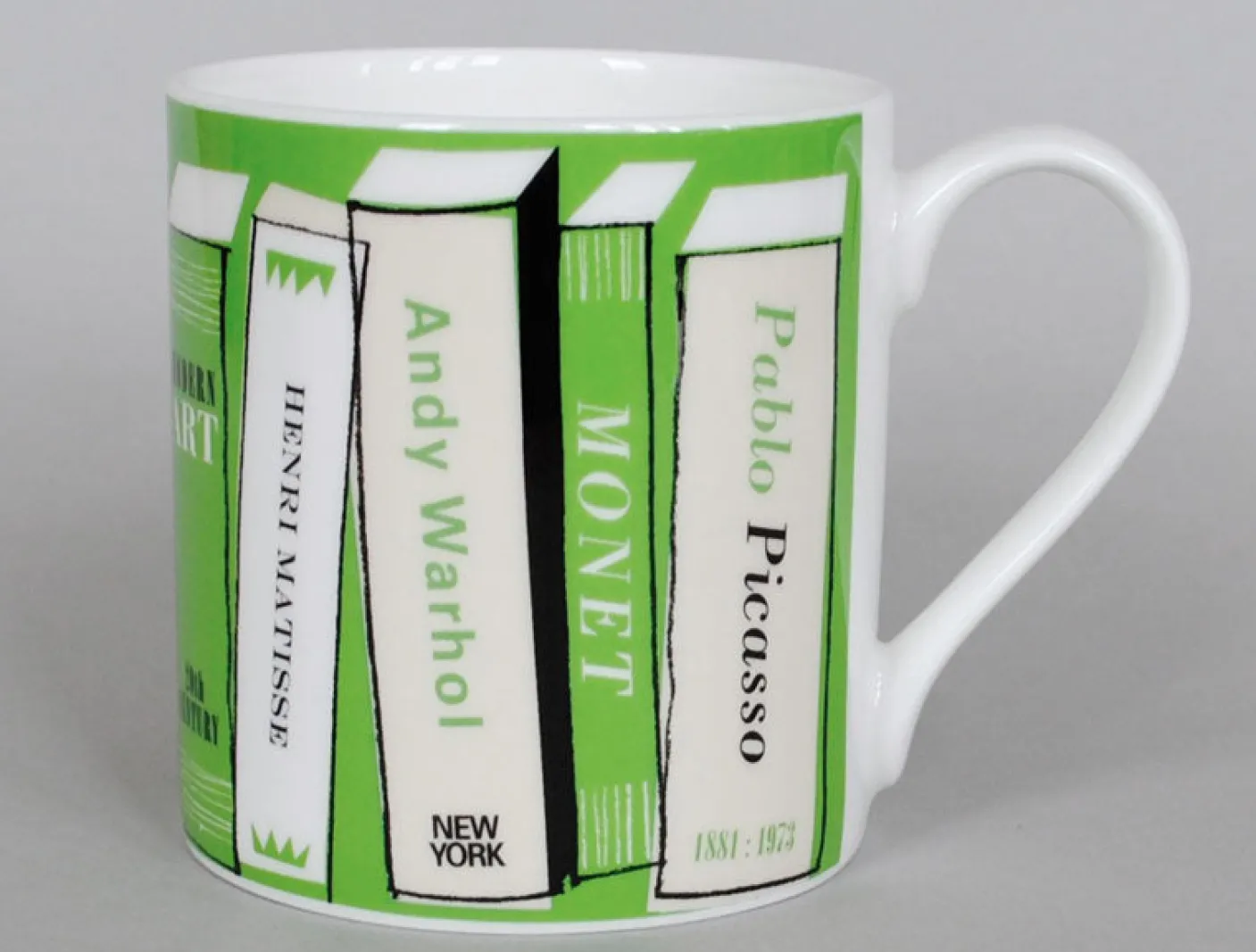 Gallery Art Book Mug - Green