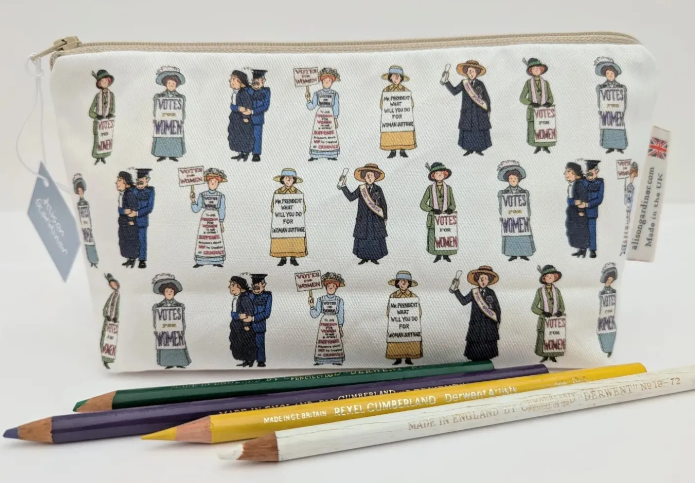 Suffragettes Cosmetic Bag/Pencil Case