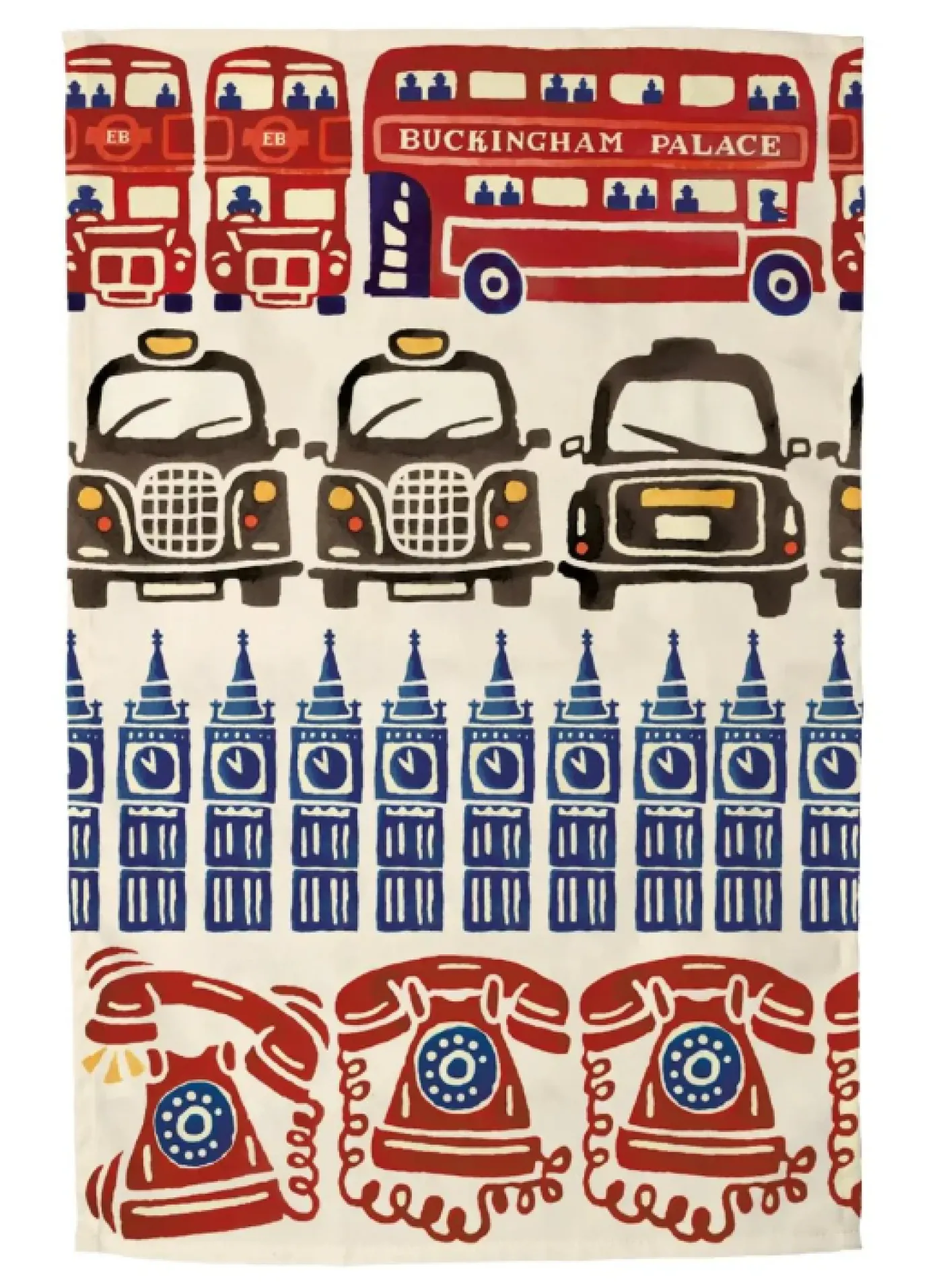 London Icons Tea Towel