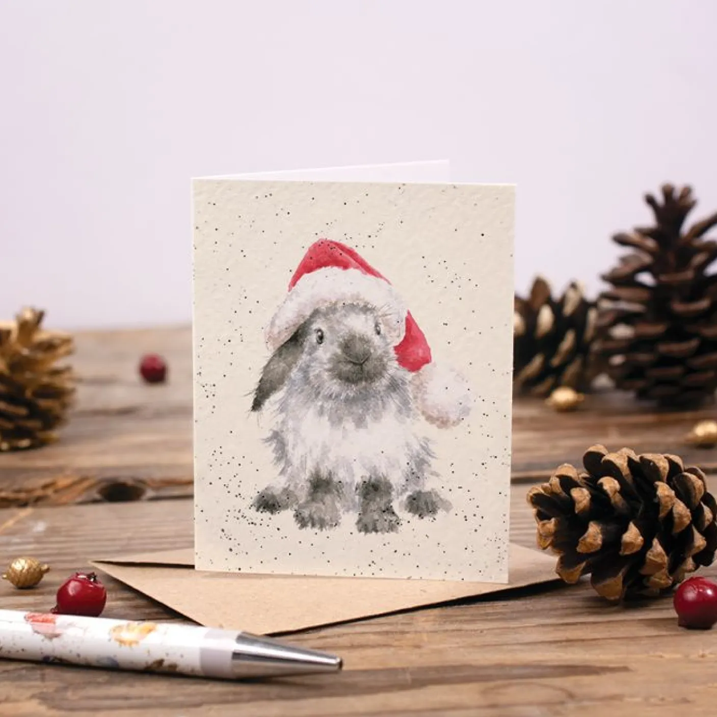 'Ho Ho Ho!' Rabbit Gift Enclosure Card