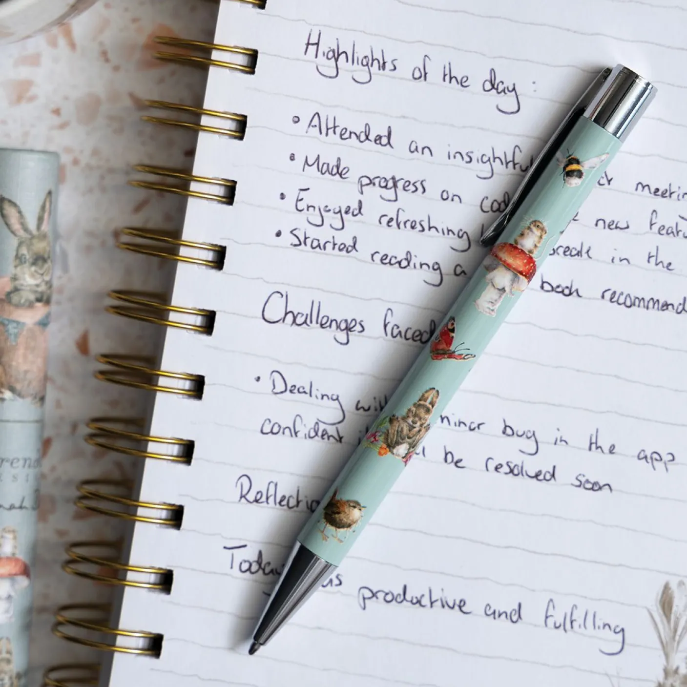 "Garden Friends" Pen