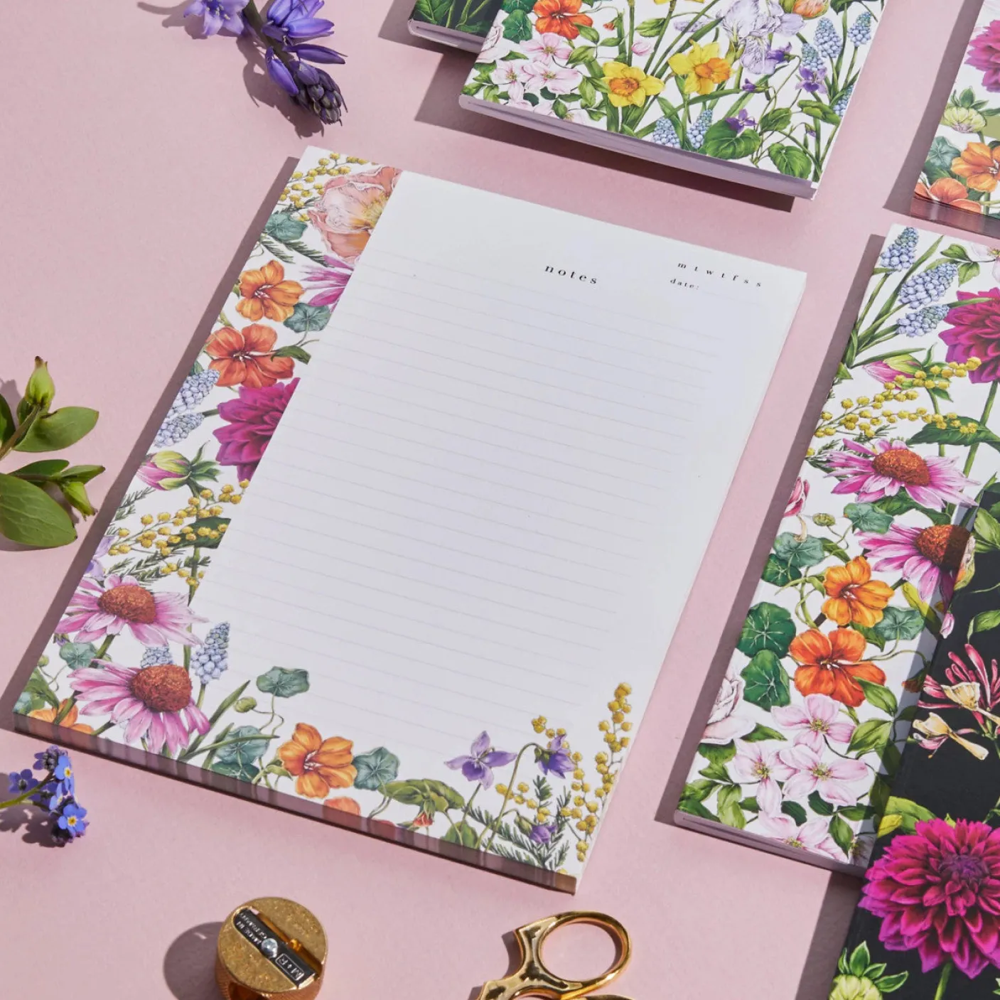 Bountiful Blooms A5 Notepad