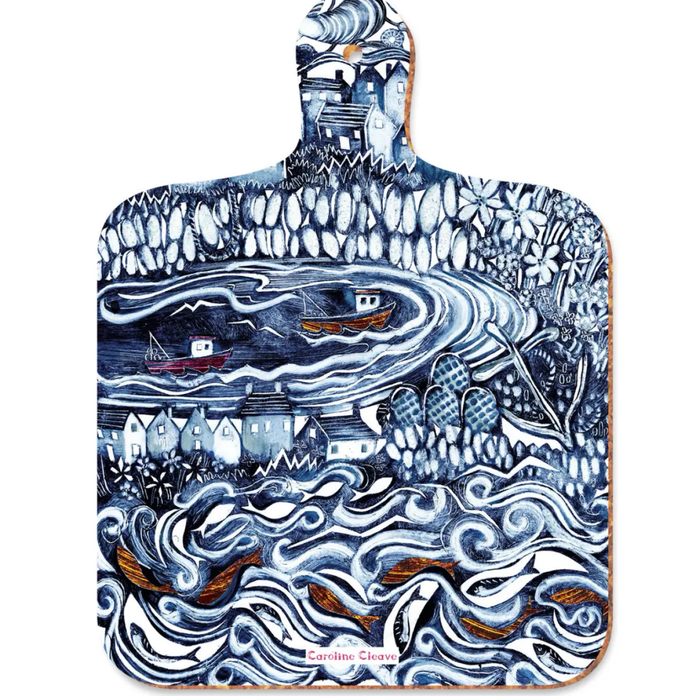 Fishing Village Mini Chopping Board