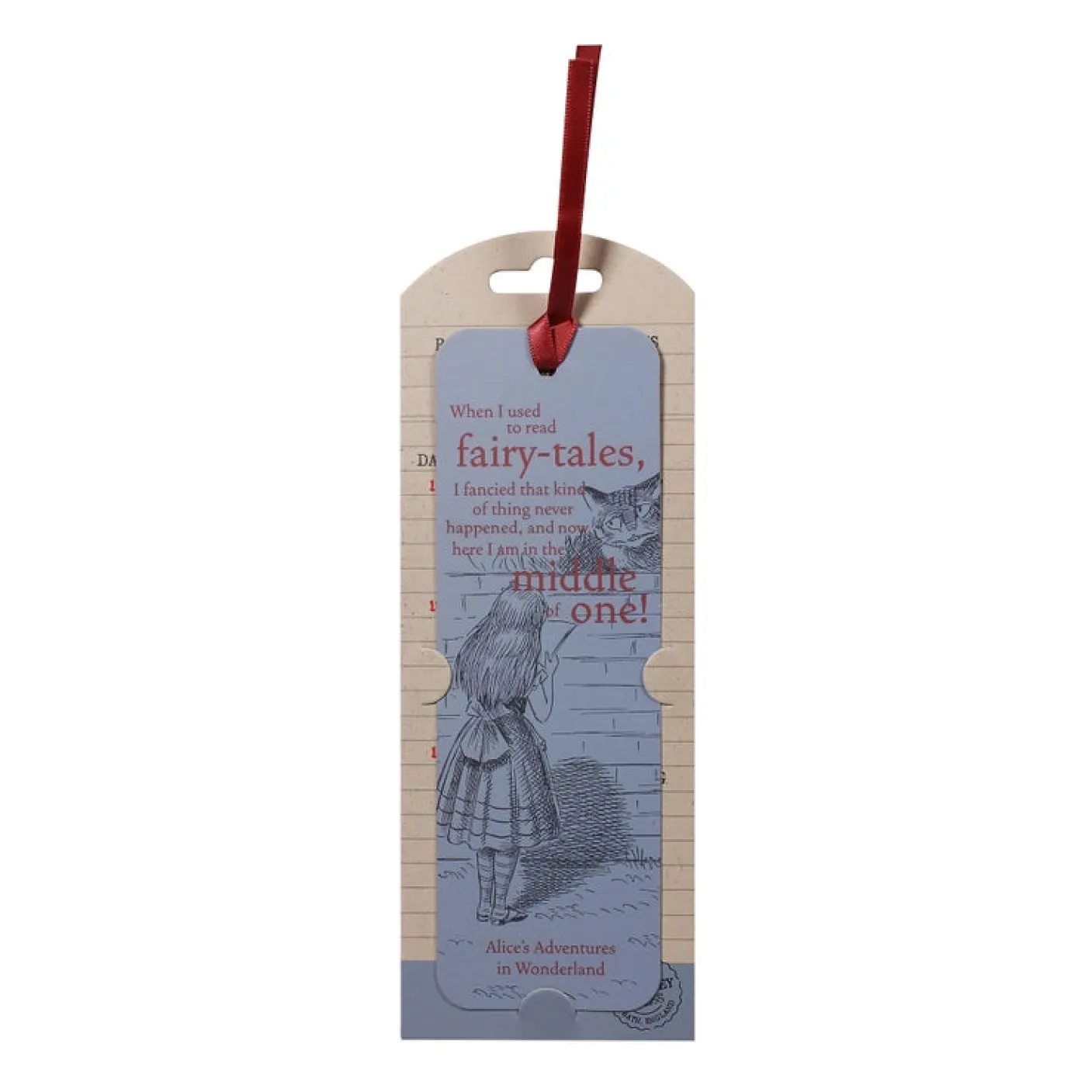 Alice's Adventures in Wonderland Bookmark