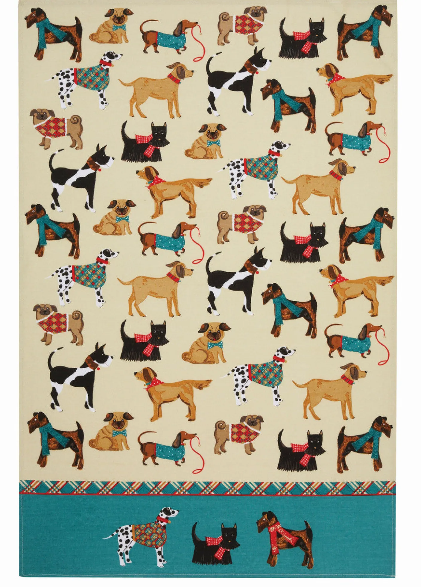 Hound Dog Cotton Tea Towel
