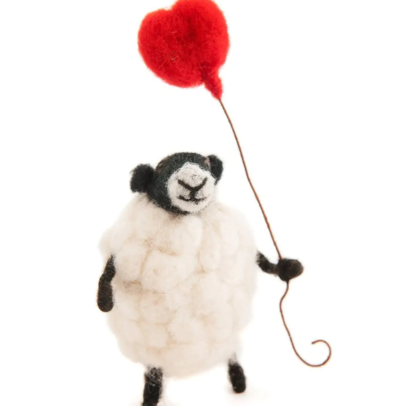 Sheply Sheep with Heart Balloon
