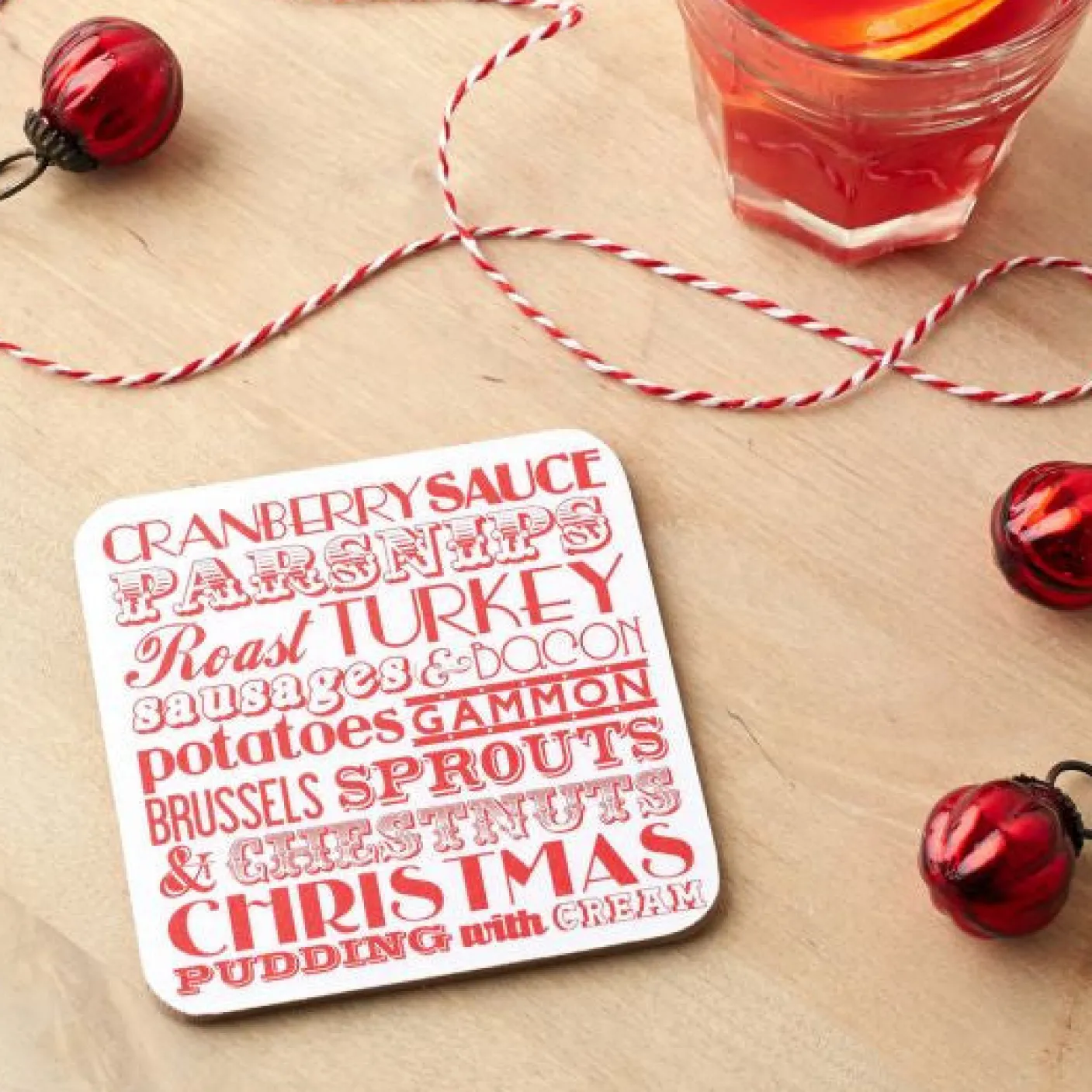 Christmas Dinner Coaster