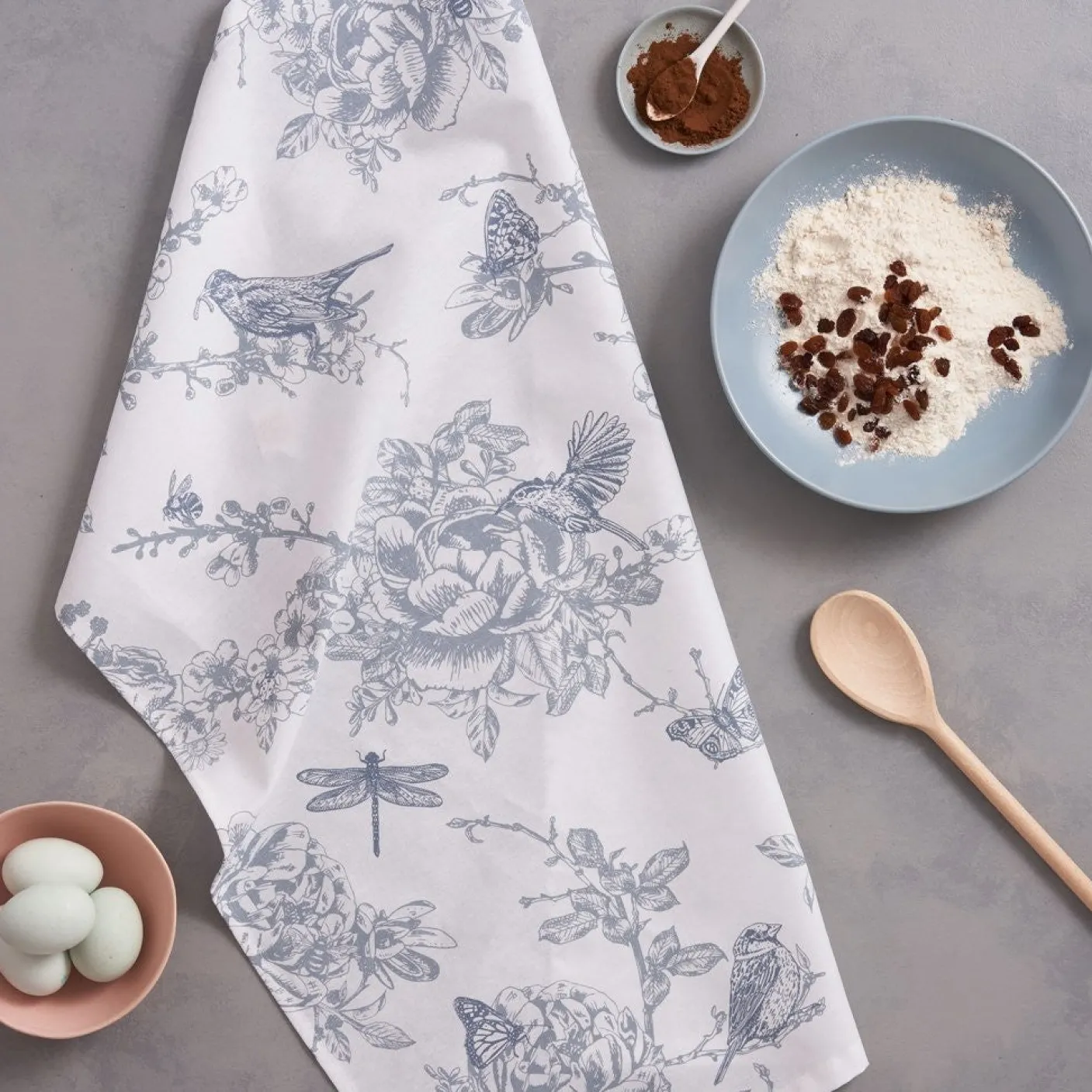 Wildlife in Spring Tea Towel