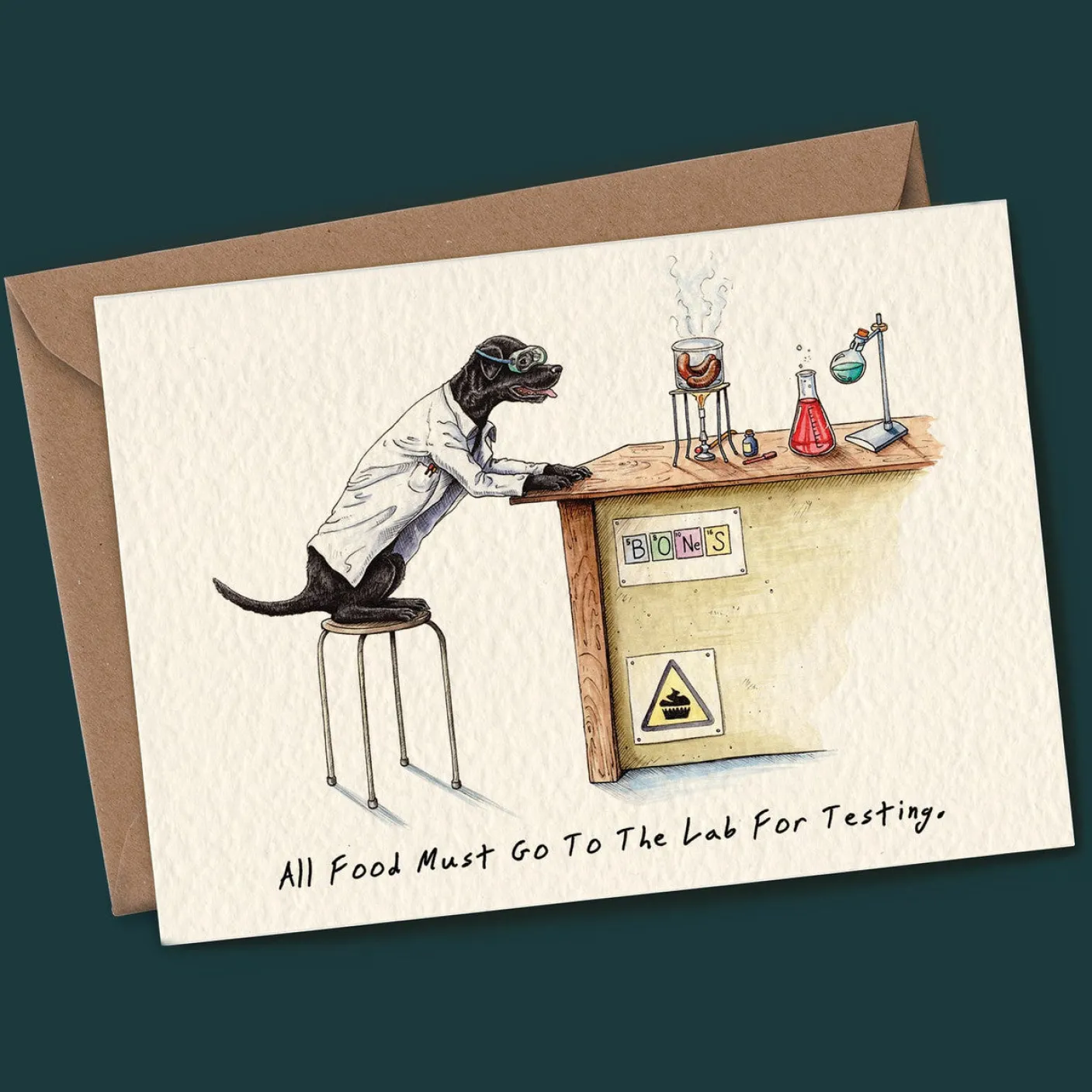 Lab Testing Greetings Card